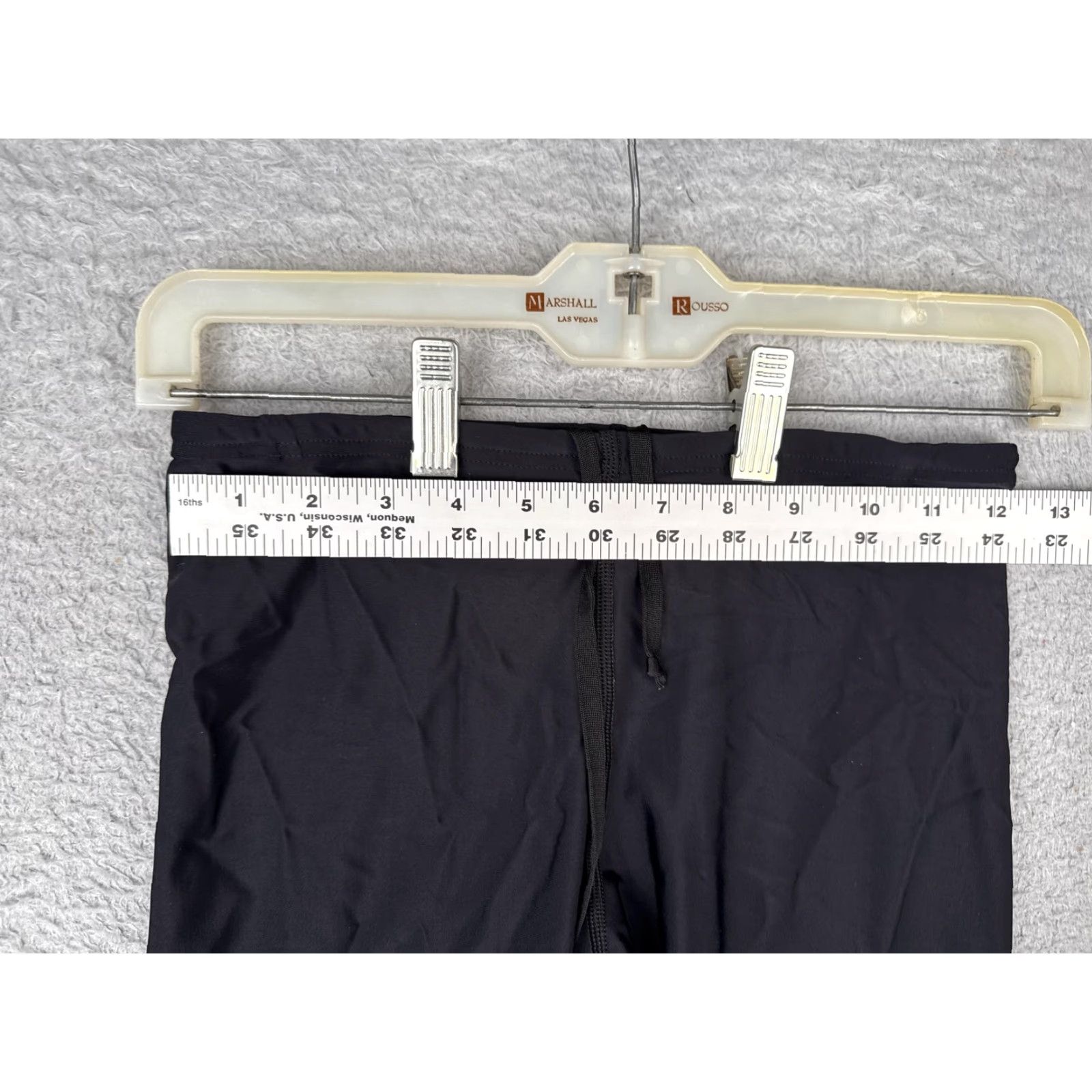 Speedo Speedo Shorts Mens 28 Black PowerFLEX Eco Swim Jammers Drawstring Training Logo Bottom Jammer Mens Black 28 PowerFLEX Eco Speedo Logo Knee-length Size US 28 / EU 44 - 6 Thumbnail