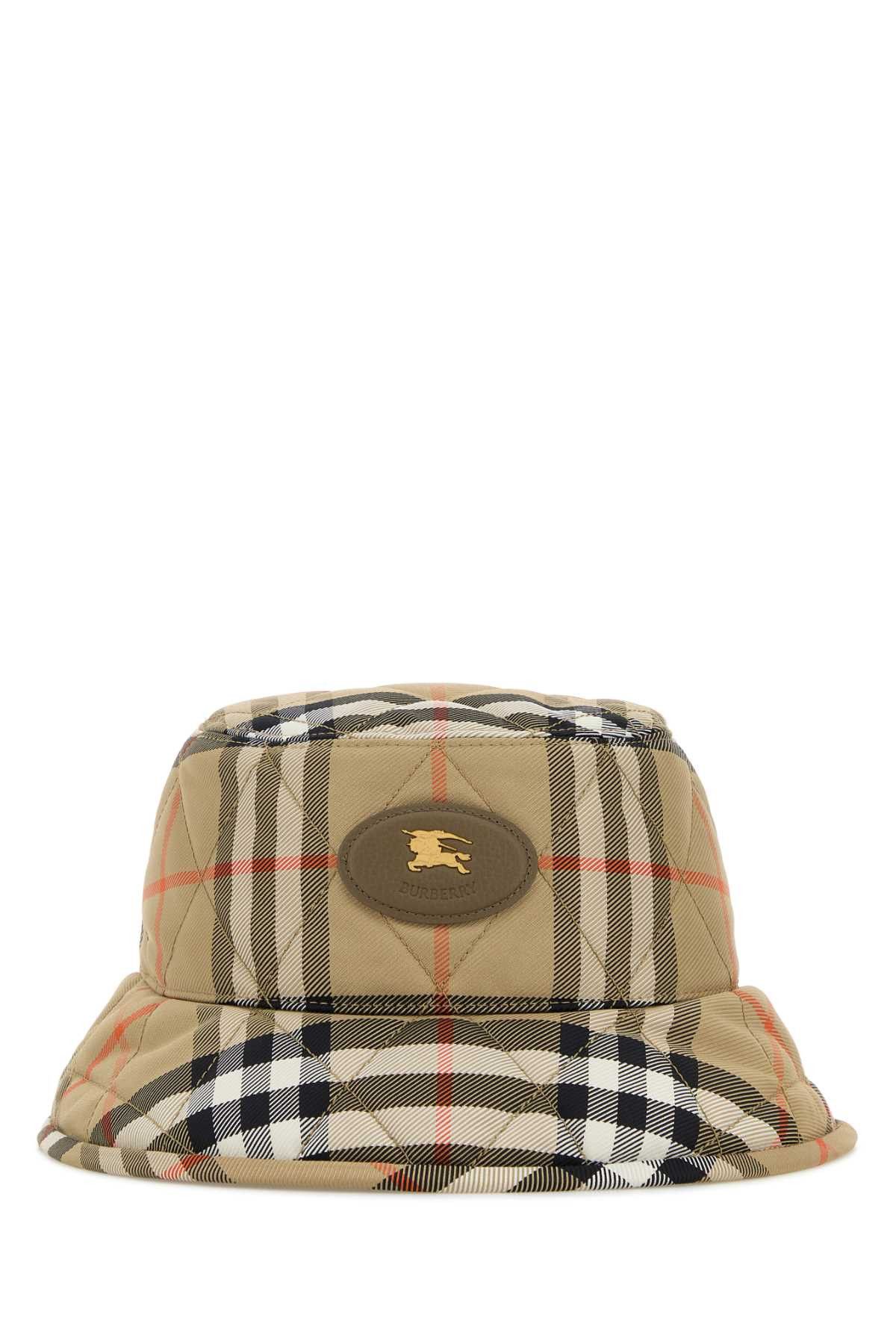 Burberry Embroidered Nylon Bucket Hat Size ONE SIZE - 1 Thumbnail