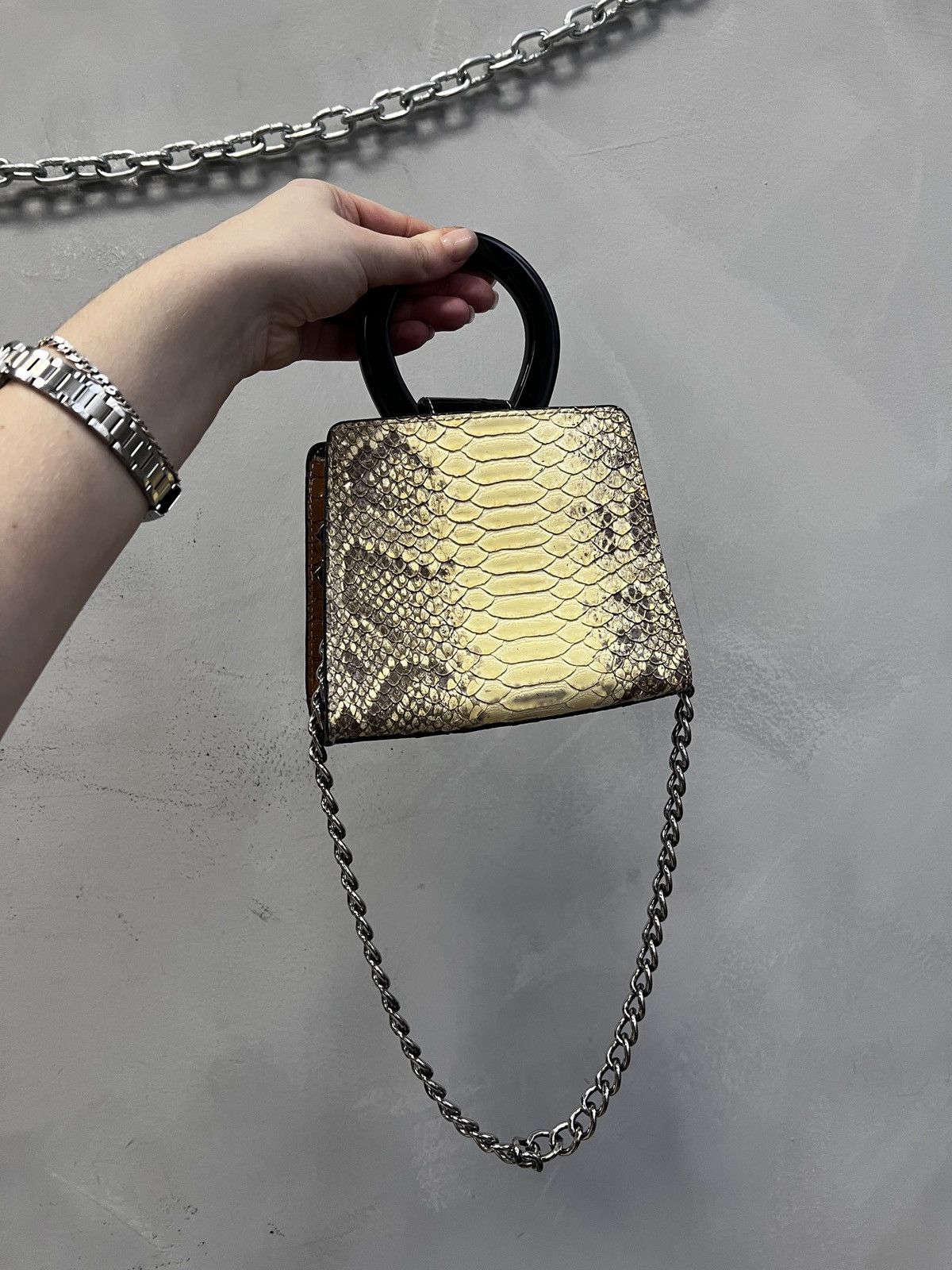 Guess Mini bag crocodile leather chain Guess retro y2k Size ONE SIZE - 4 Thumbnail