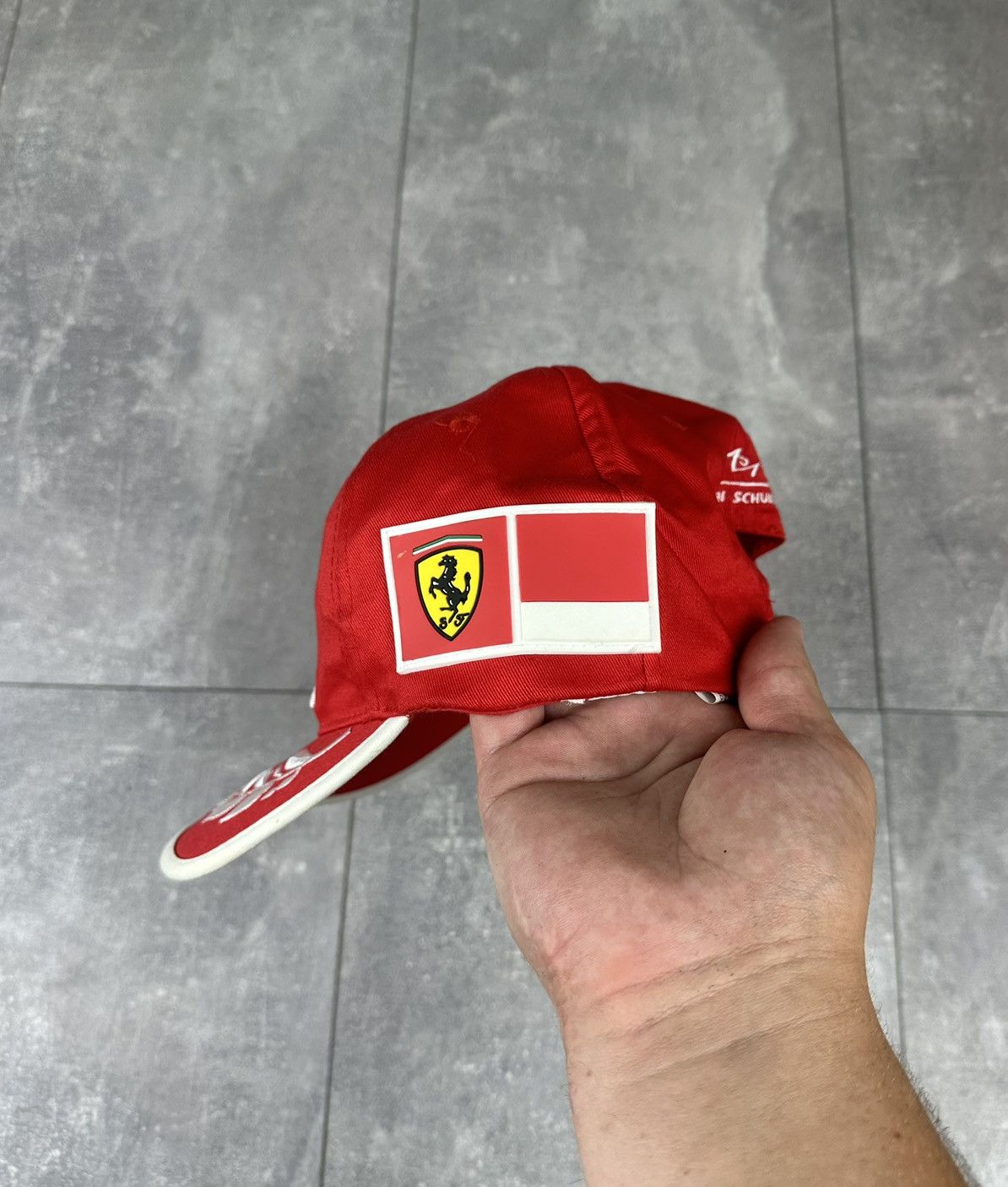 Ferrari Ferrari Michael Schumacher F1 Racing Cap Size ONE SIZE - 4 Thumbnail