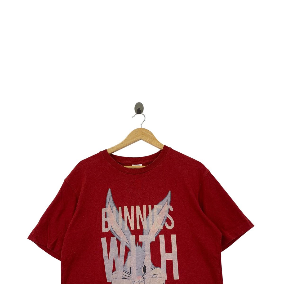 Vintage BUGS BUNNY Looney Tunes Bunnies With Attitude Tee Shirt Top Size M / US 6-8 / IT 42-44 - 2 Thumbnail