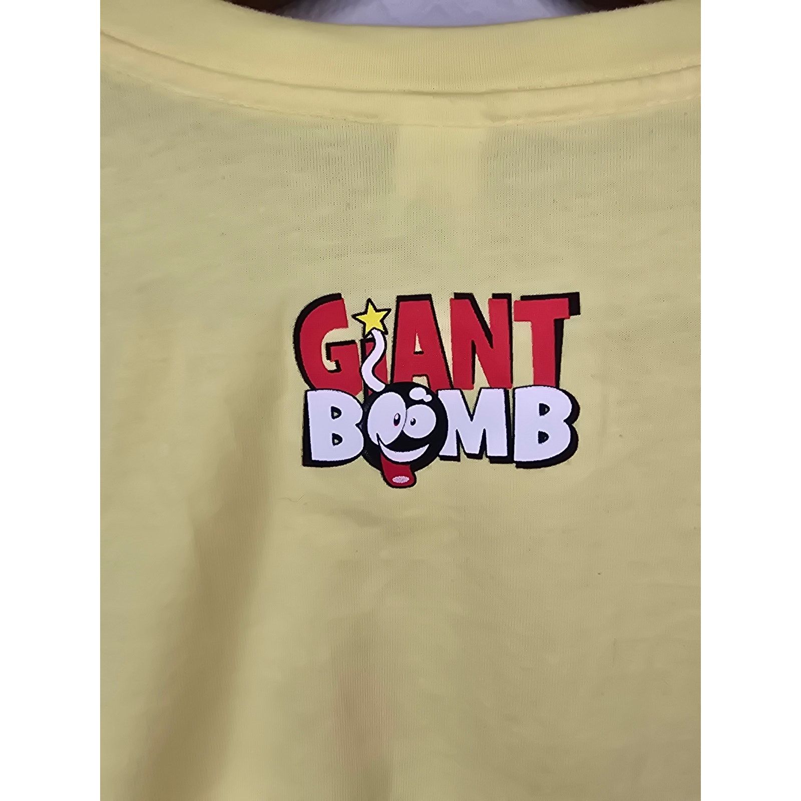 Canvas Gaint Bomb Shirt M Flamin Hot Dog Man Graphic Yellow Tee Size US M / EU 48-50 / 2 - 8 Thumbnail