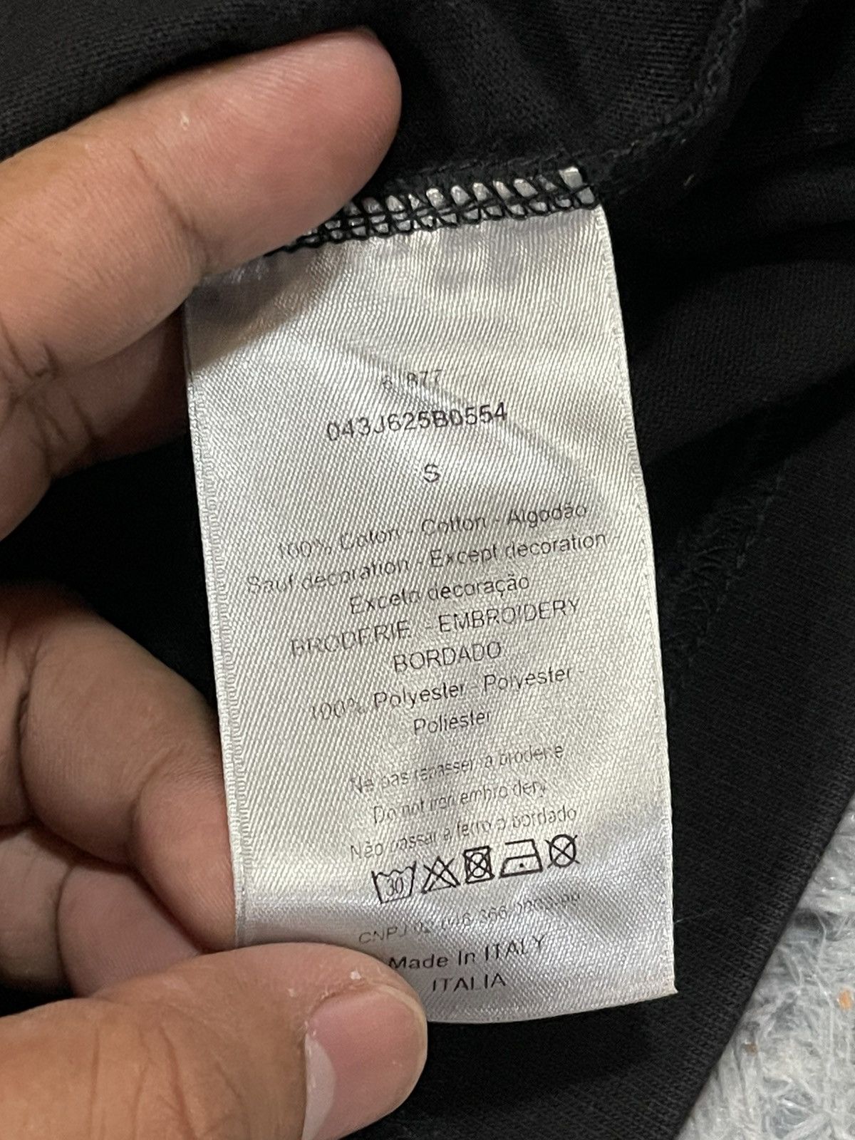 Dior Dior X Judy Blame Safety Pin Shirt Size US S / EU 44-46 / 1 - 6 Thumbnail