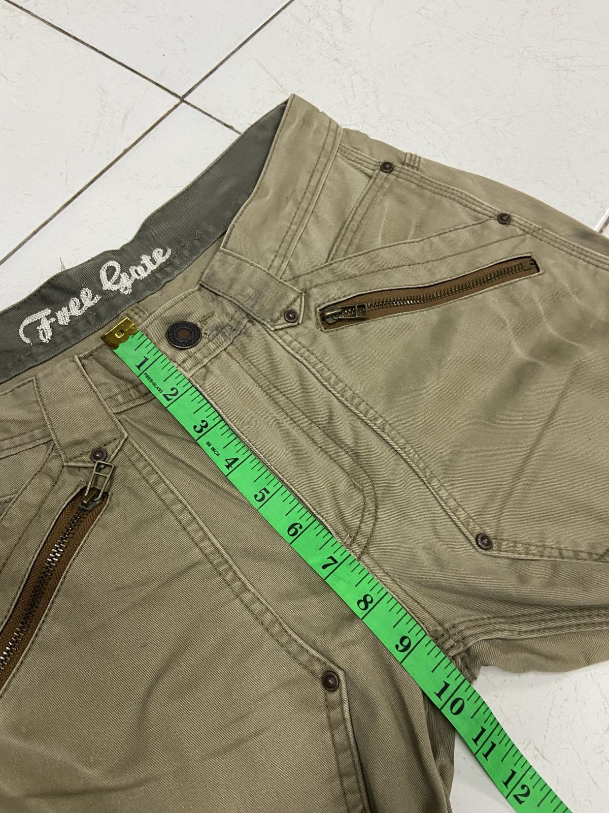 Japanese Brand TRUE GATE DOUBLE KNEE BUCKLE PANTS Size US 30 / EU 46 - 16 Thumbnail