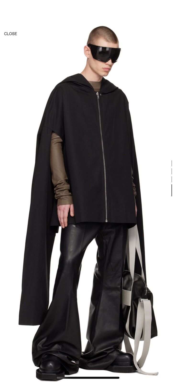 Rick Owens Rick Owens Black Bolan Leather Pants Size US 28 / EU 44 - 4 Thumbnail