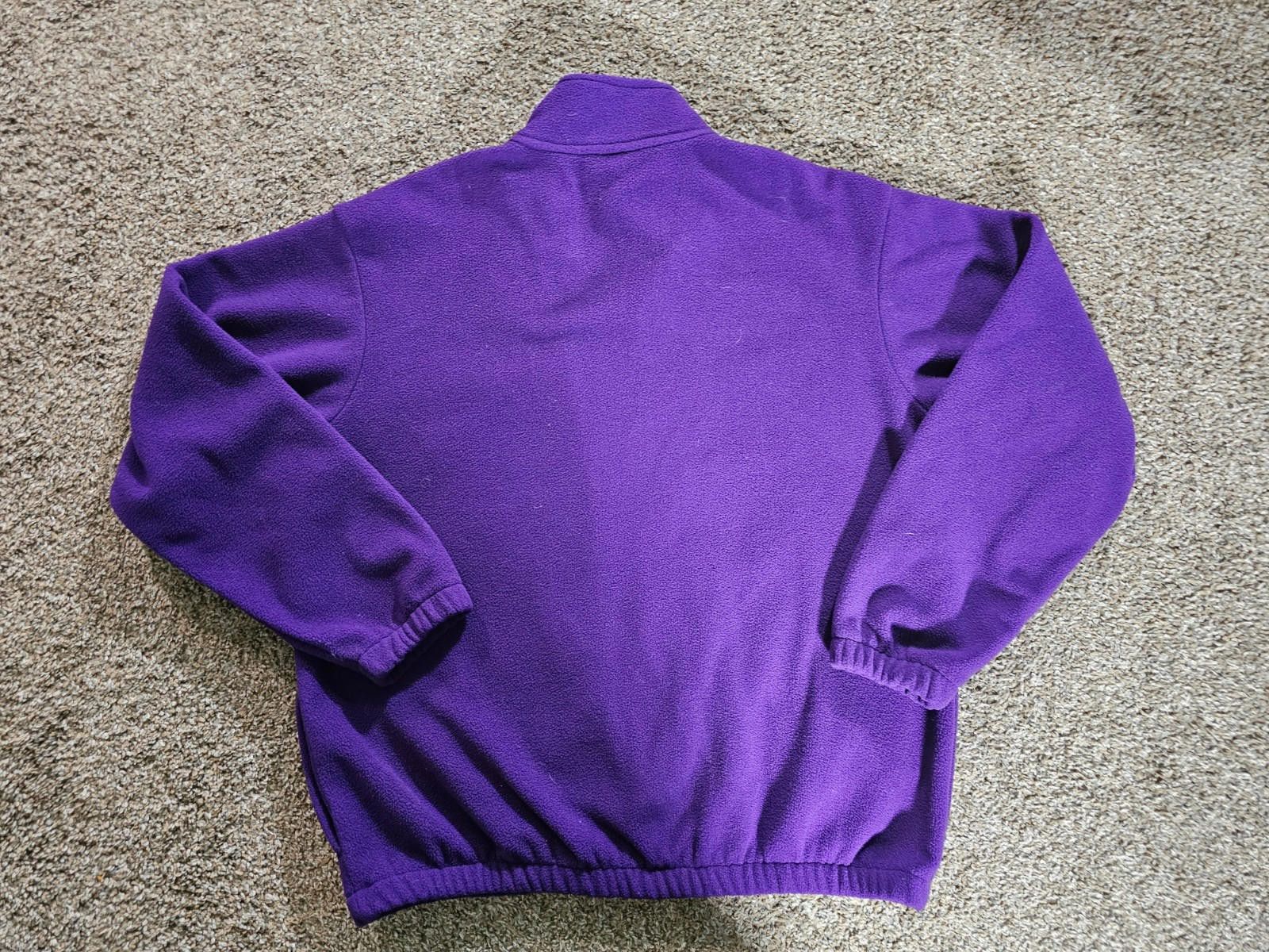 Designer St Matthews Mustangs full zip purple fleece Augusta Large Size US L / EU 52-54 / 3 - 8 Thumbnail