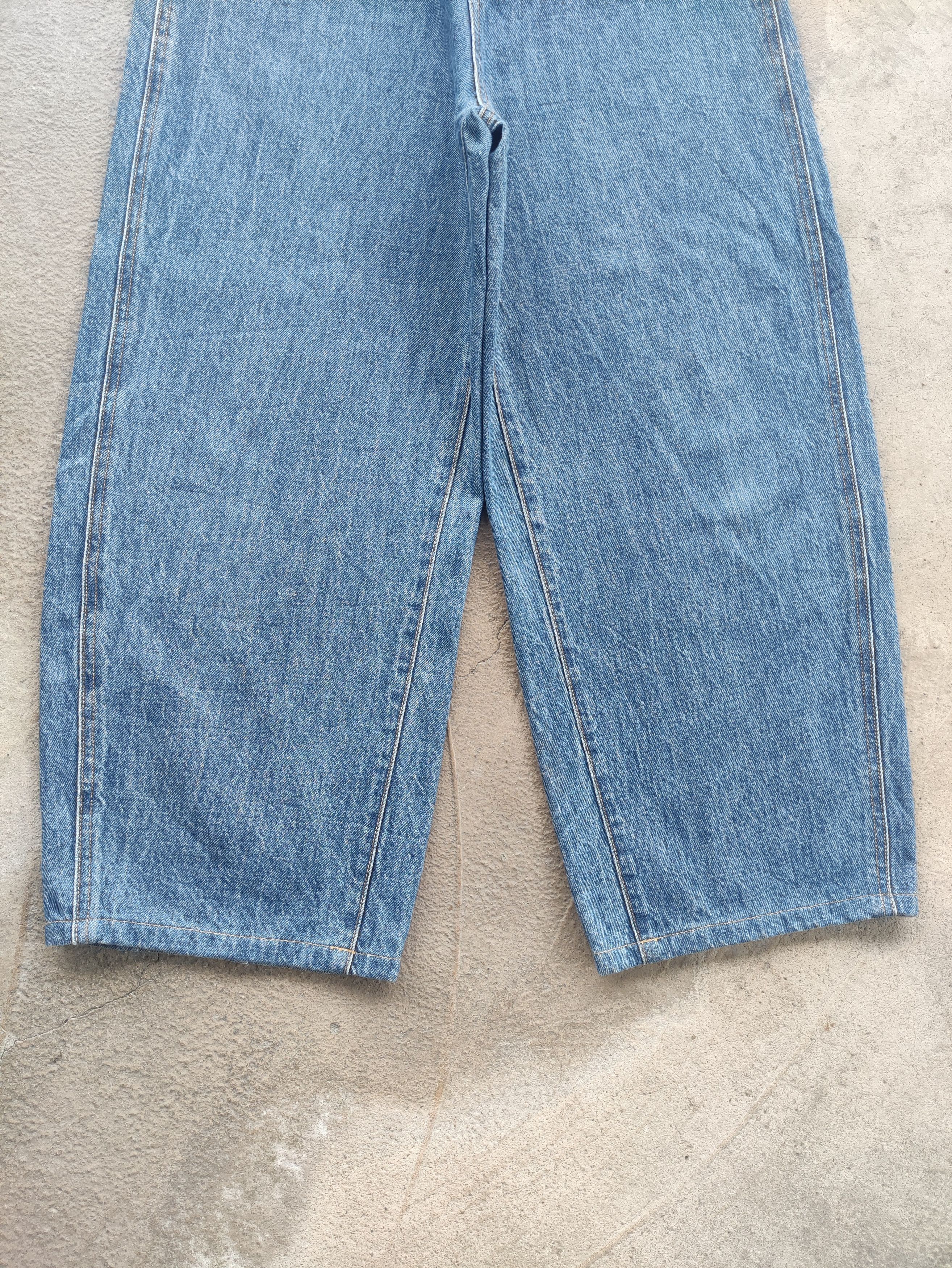 Japanese Brand Vintage Japanese Baggy Jean Distressed Faded Denim Size US 28 / EU 44 - 4 Thumbnail
