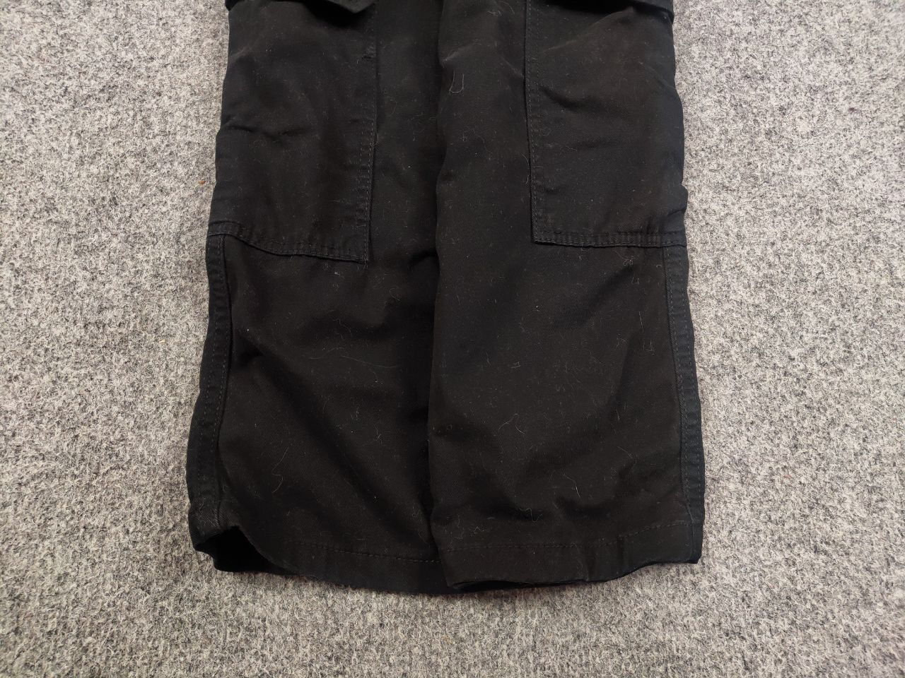 Japanese Brand Vintage Japanese Black Baggy Cargo Trouser Pants Y2K Style Size US 30 / EU 46 - 6 Thumbnail