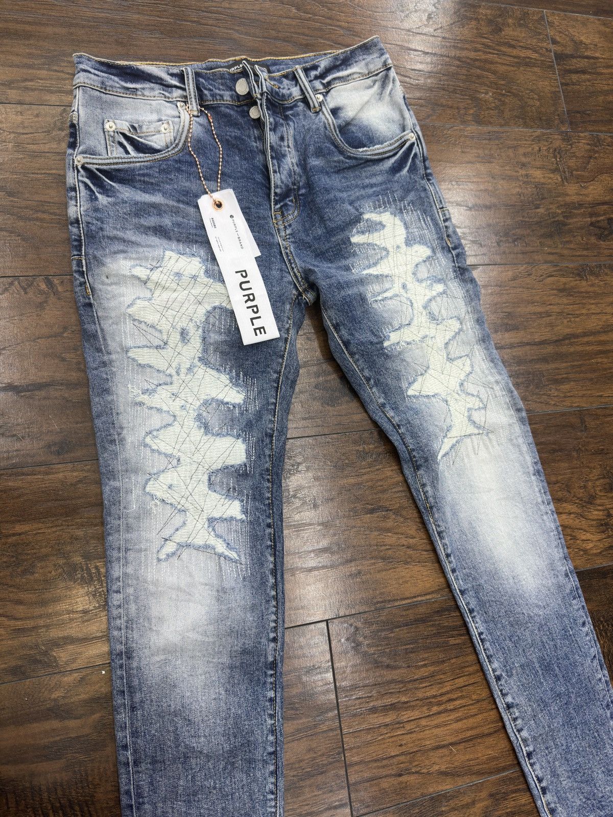 Purple Purple Jeans, Blue Size US 30 / EU 46 - 3 Thumbnail