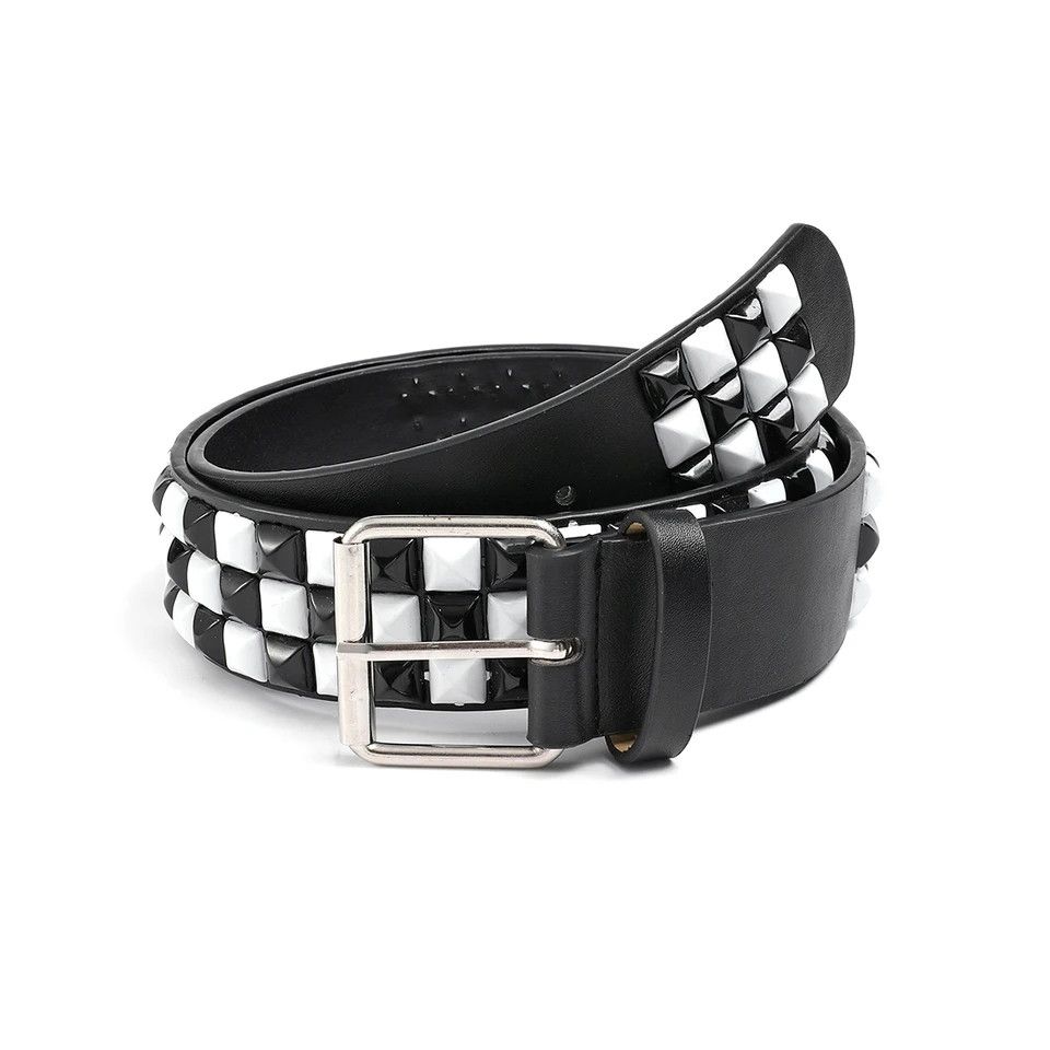 Japanese Brand × Vintage Checkers studded belt Size ONE SIZE - 1 Thumbnail