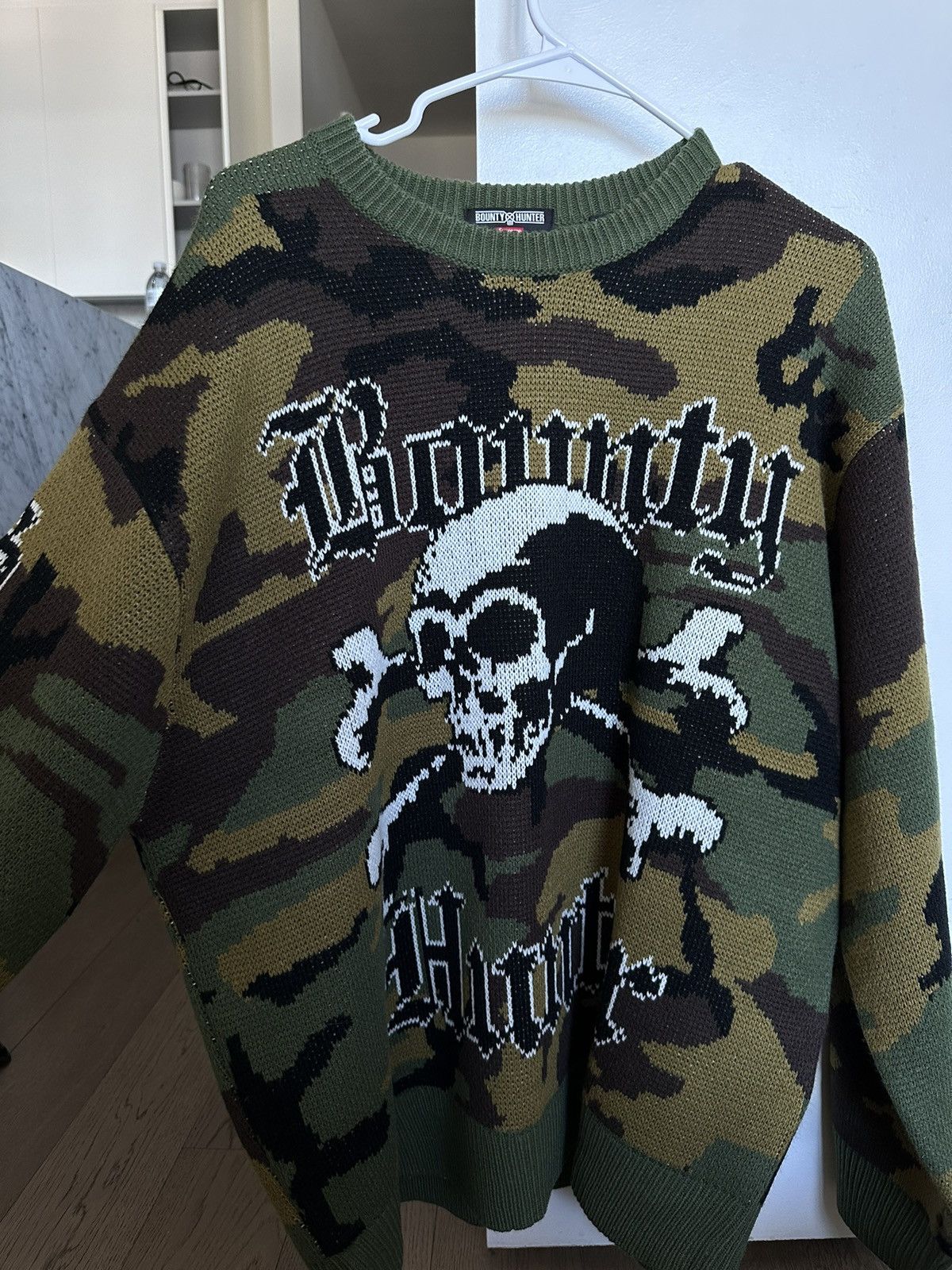 Supreme Supreme Bounty Hunter Sweater Camo | Grailed