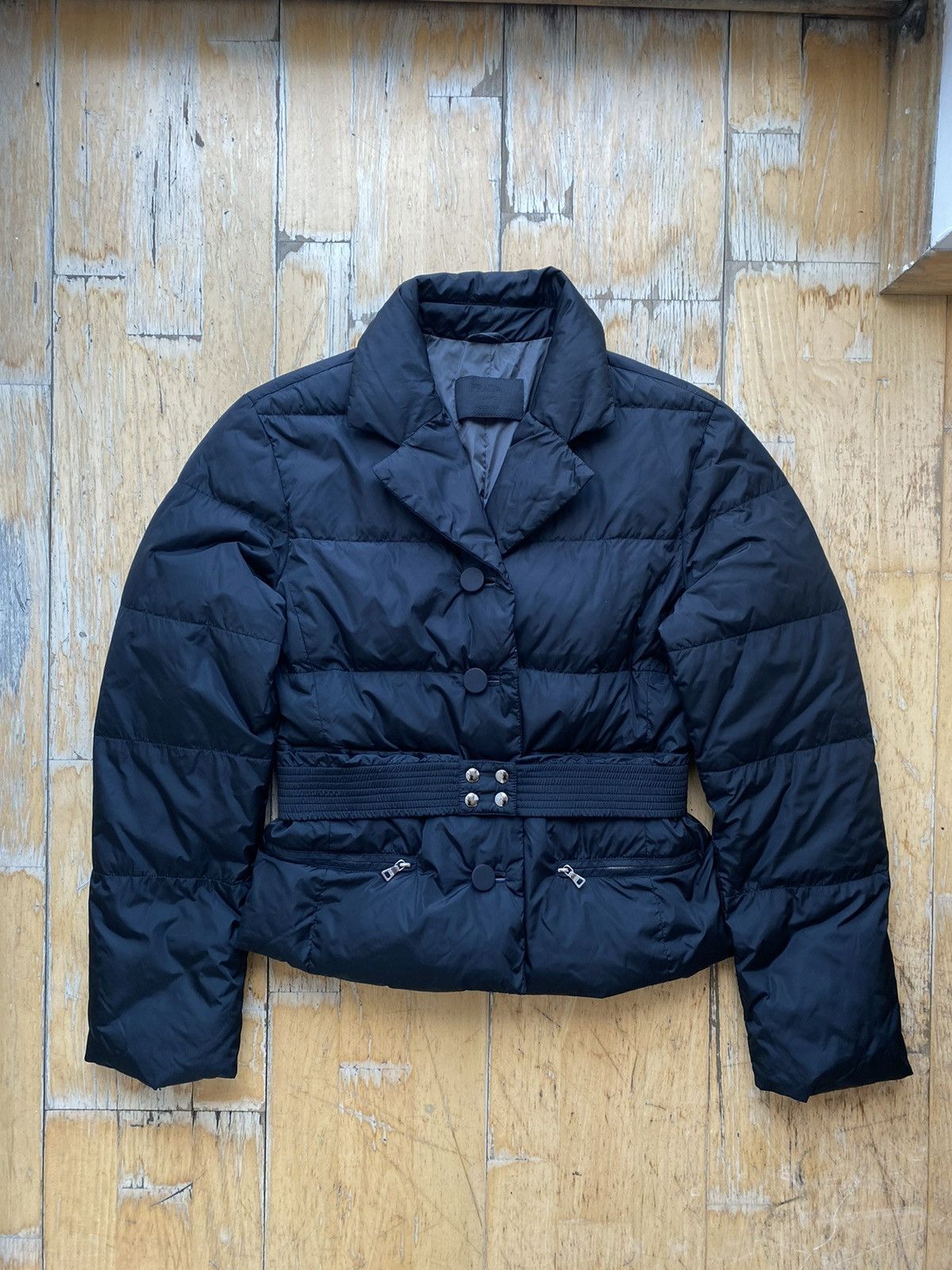 Prada × Vintage prada down jacket Size L / US 10 / IT 46 - 1 Thumbnail