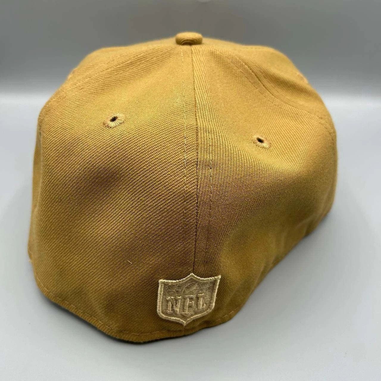 New Era Las Vegas Raiders Hat Men 7 1/2 Brown Embroidered Fitted Cap Size ONE SIZE - 5 Thumbnail