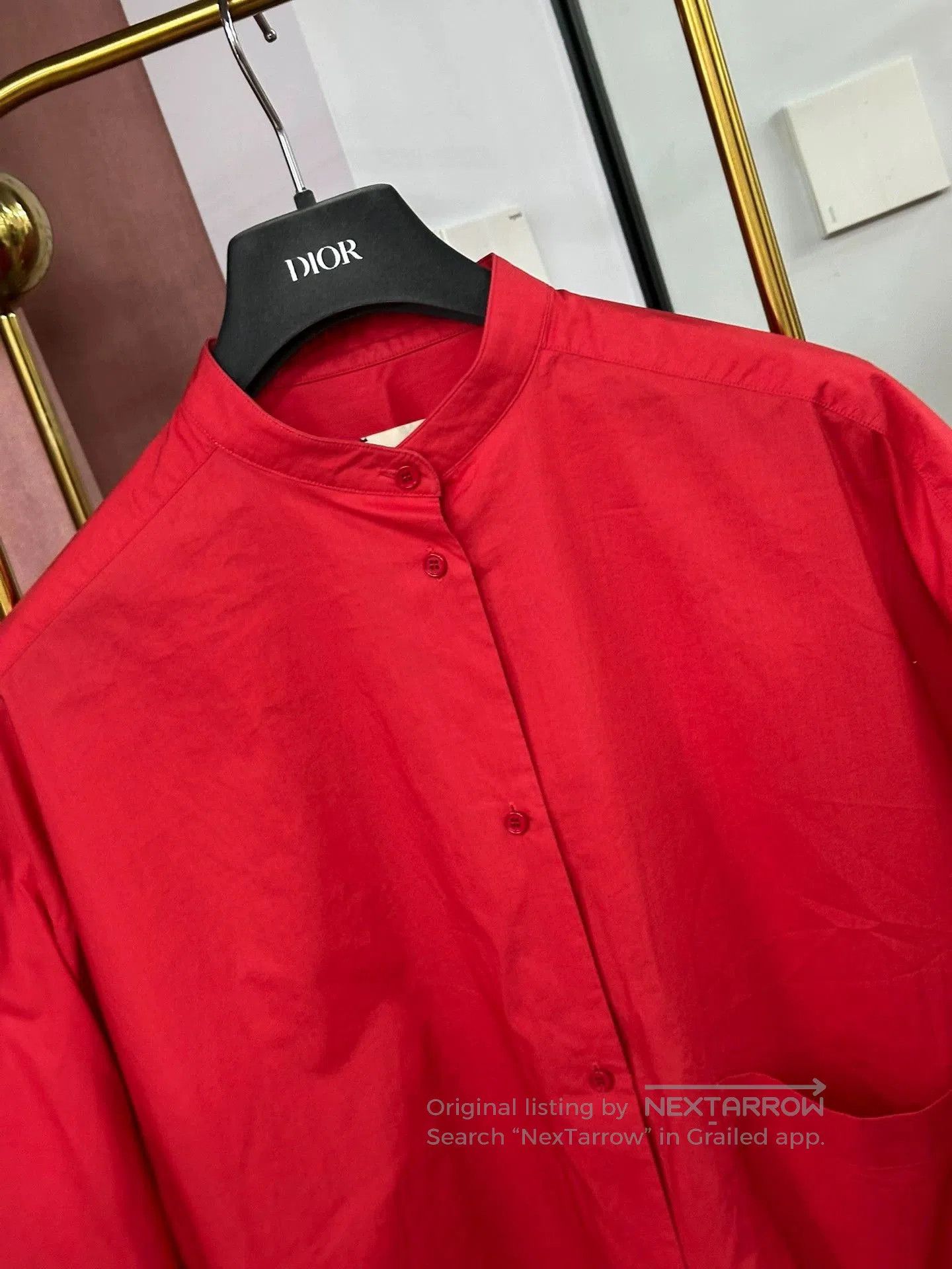 Hermes Hermes Red Shirt Top Size 36. Size US S / EU 44-46 / 1 - 2 Thumbnail
