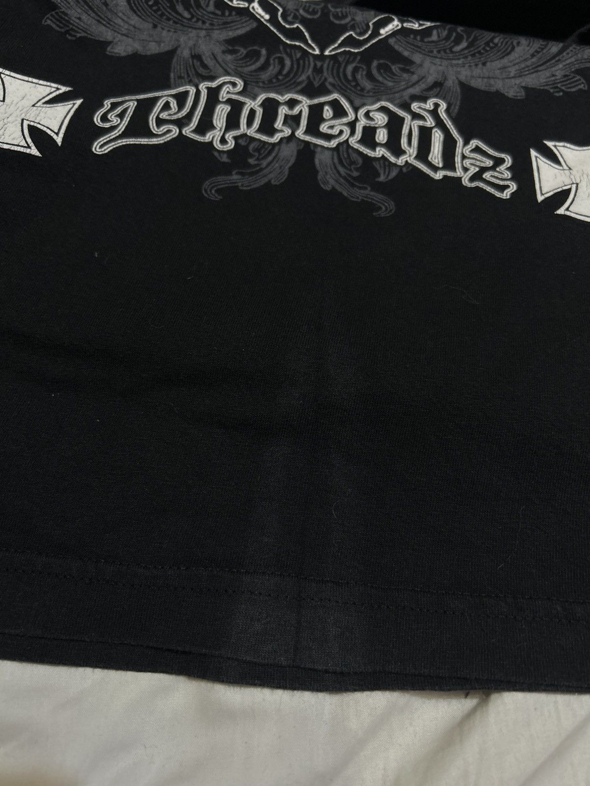 Other Outlaw Threadz Affliction Style Skull Cross Graphics Tee Size US L / EU 52-54 / 3 - 10 Thumbnail