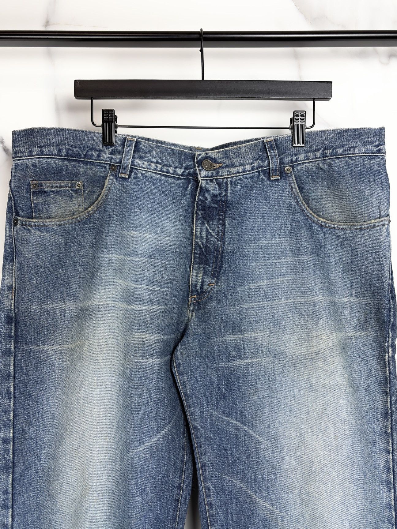 Gucci FW01 Gucci By Tom Ford Vintage Embroidered G Denim Jeans Size US 40 / EU 56 - 3 Thumbnail