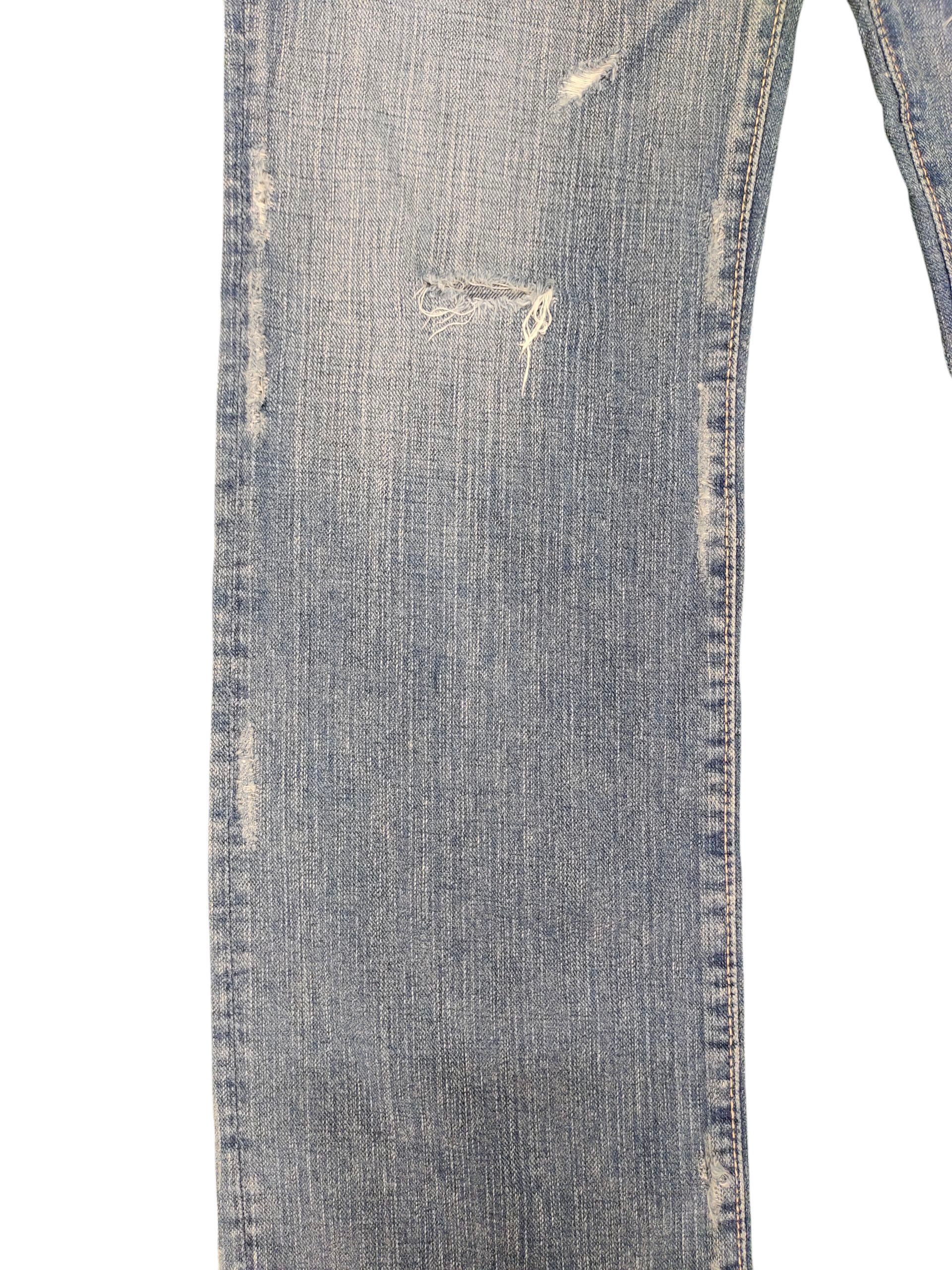 Kapital Vintage 45rpm Japan Clawmark Distress Denim Jeans Size US 30 / EU 46 - 4 Thumbnail