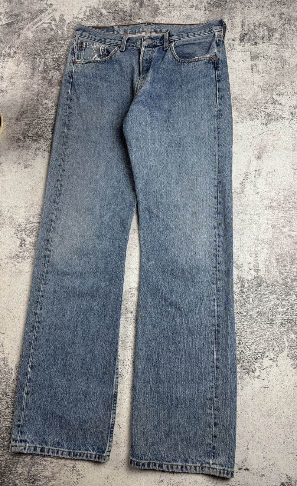 Levi's Levis 501 Classic 32/32 Denim Straight USA 90s Jeans Pants Trousers Size US 32 / EU 48 - 12 Thumbnail
