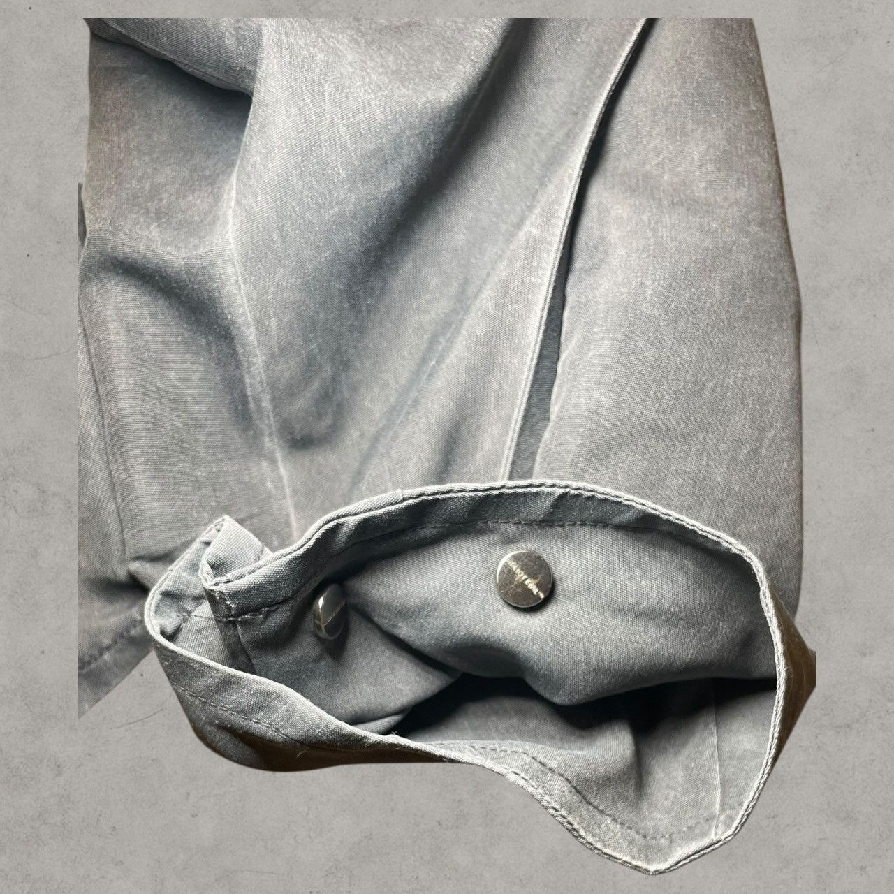 Heliot Emil SS26 Heliot Emil Crinis Oversized Gray Shell Jacket Sz 50 Size US M / EU 48-50 / 2 - 9 Thumbnail