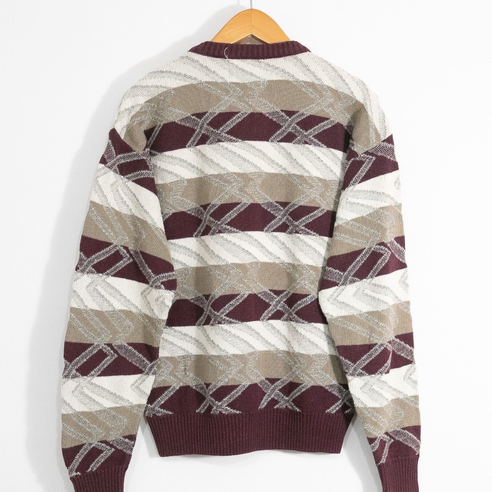 London Fog × Vintage Vintage London Fog Acrylic Sweater Mens Medium - Striped Size US M / EU 48-50 / 2 - 6 Thumbnail