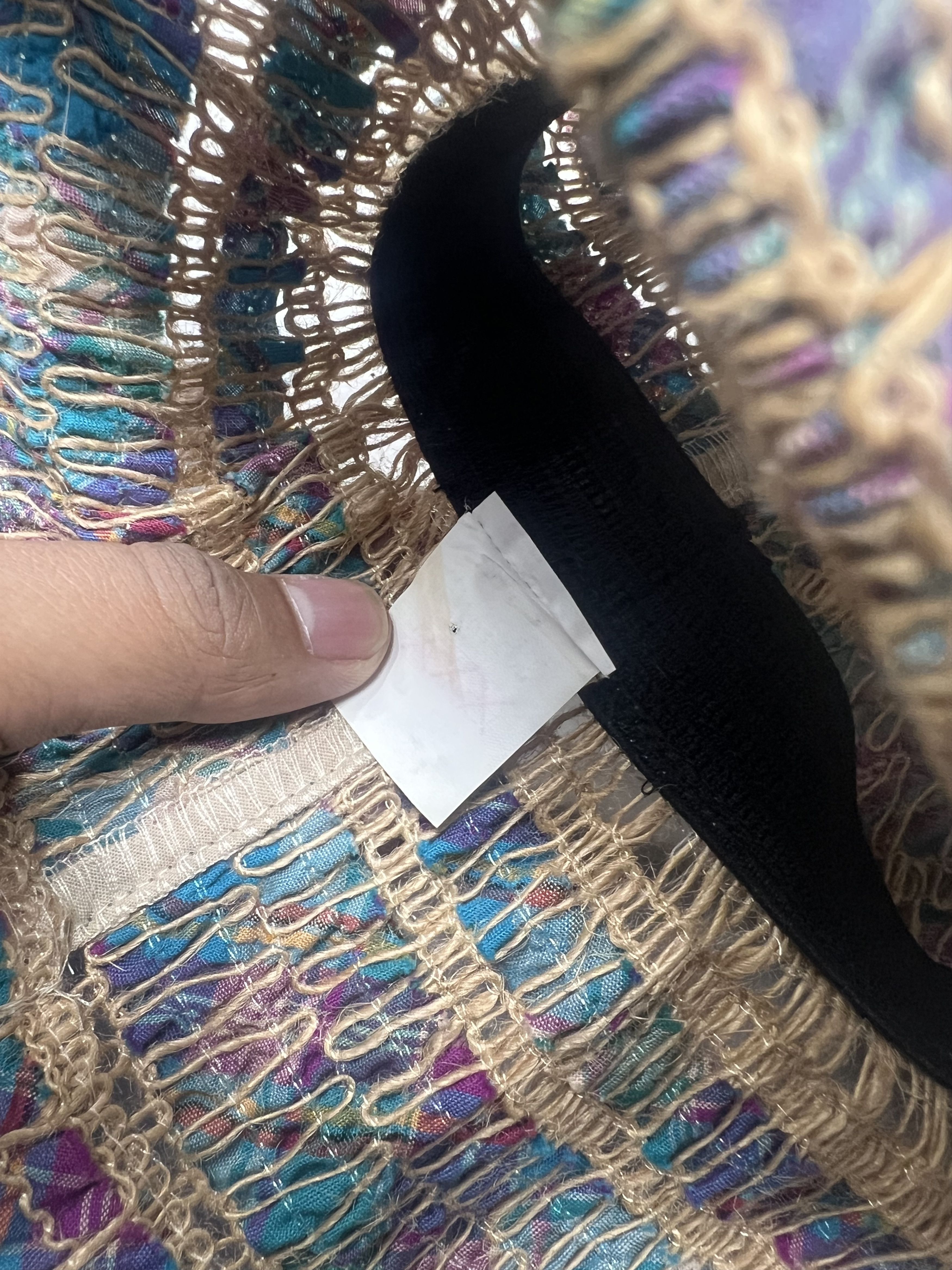 Seditionaries Crochet Hemp Sun Hat Japan Bucket Size ONE SIZE - 11 Thumbnail