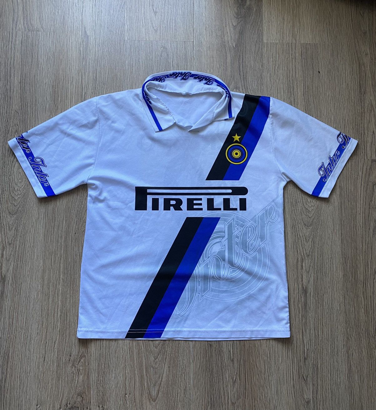 Nike × Vintage Retro Y2K Inter Milan Crespo 2001/02 Home Jersey Size US L / EU 52-54 / 3 - 1 Thumbnail