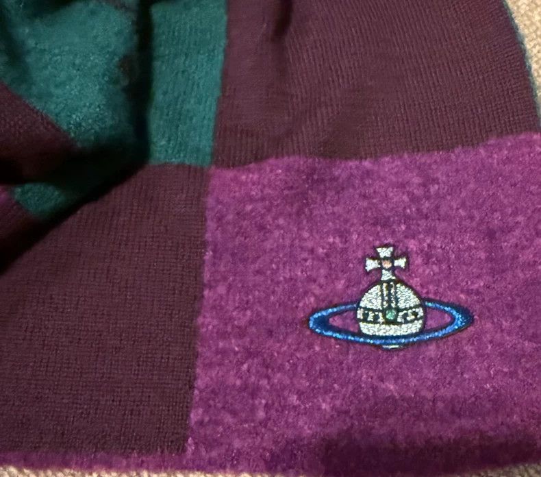Vivienne Westwood Vivienne Westwood Saturn full moon scarf Size ONE SIZE - 3 Thumbnail