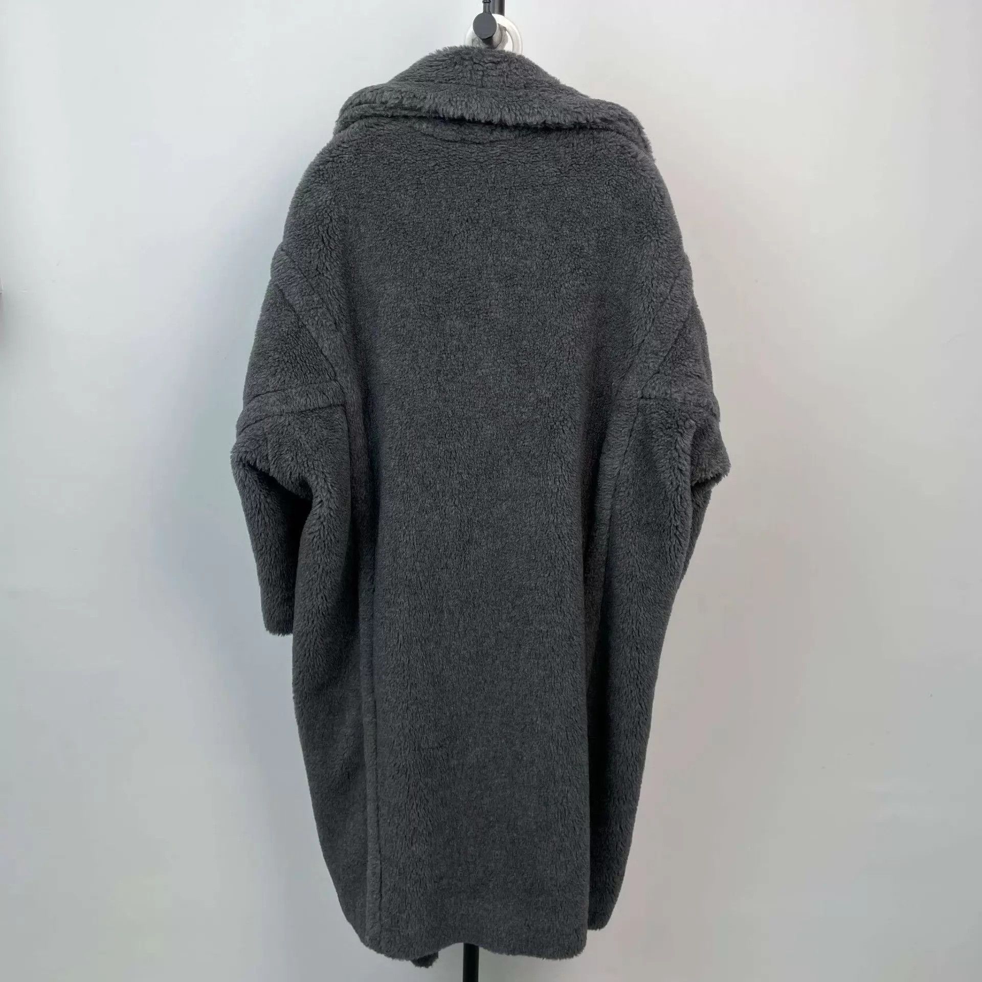 Max Mara maxmara teddy long coat dark gray size S Size S / US 4 / IT 40 - 2 Thumbnail