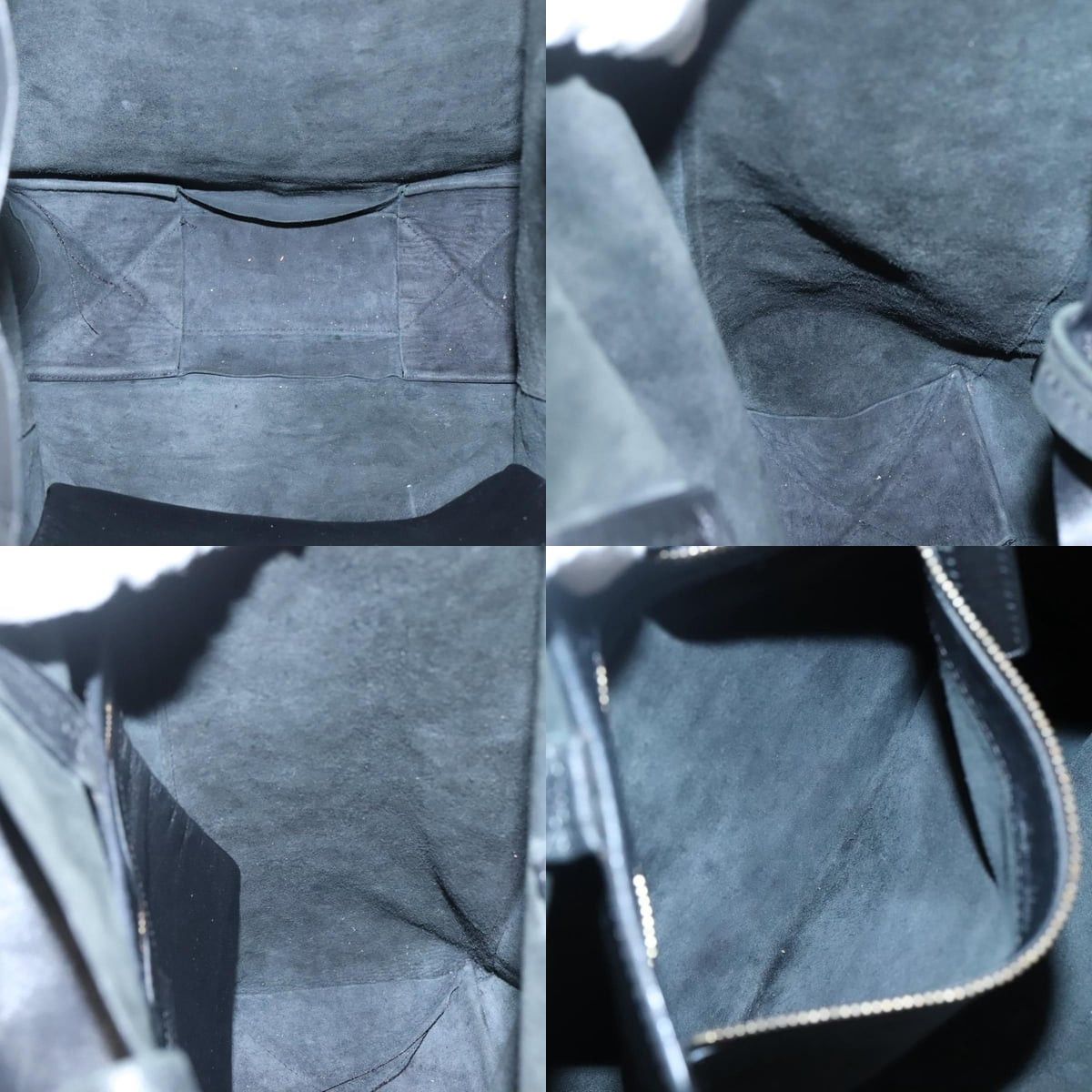 Celine CELINE Mustang Print Vertical Cabas Tote Bag Leather Black Size ONE SIZE - 11 Thumbnail
