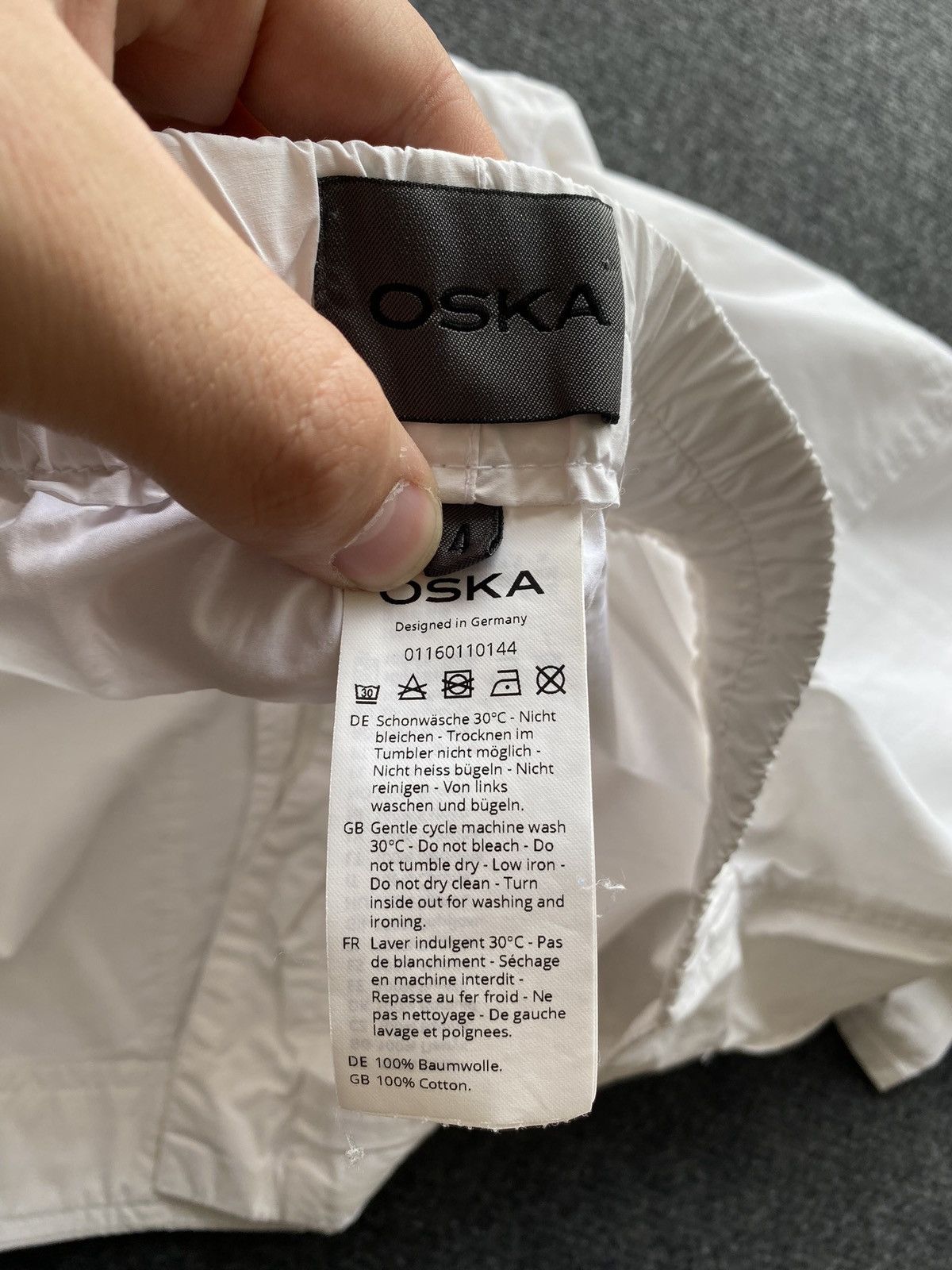 OSKA 🔥OSKA Gothic Emo Alt White pants women 4 / 35 Size 35" - 3 Thumbnail