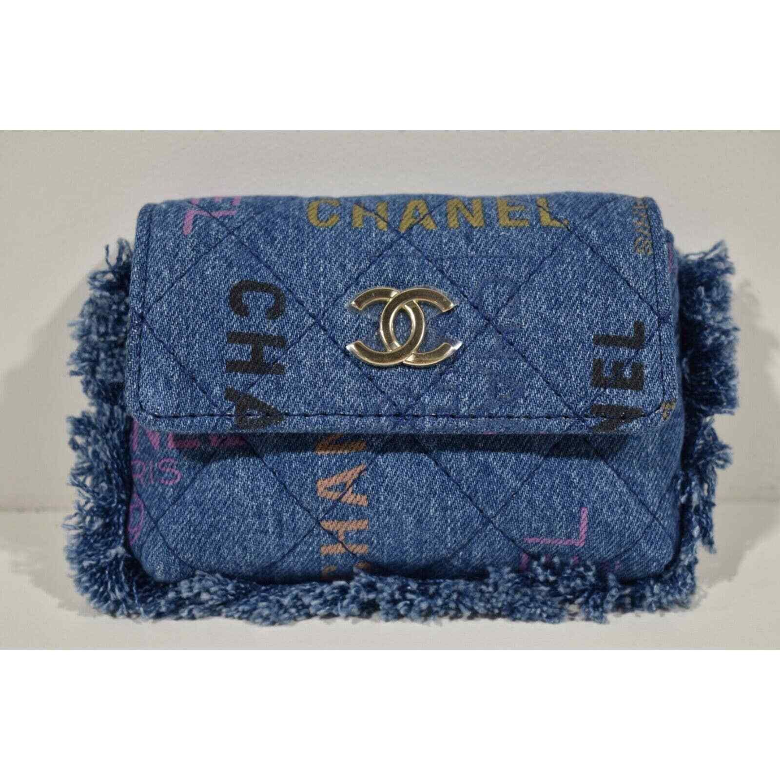 Chanel Chanel Graffiti Shoulder Crossbody Clutch Credit Card Bag Size ONE SIZE - 4 Thumbnail