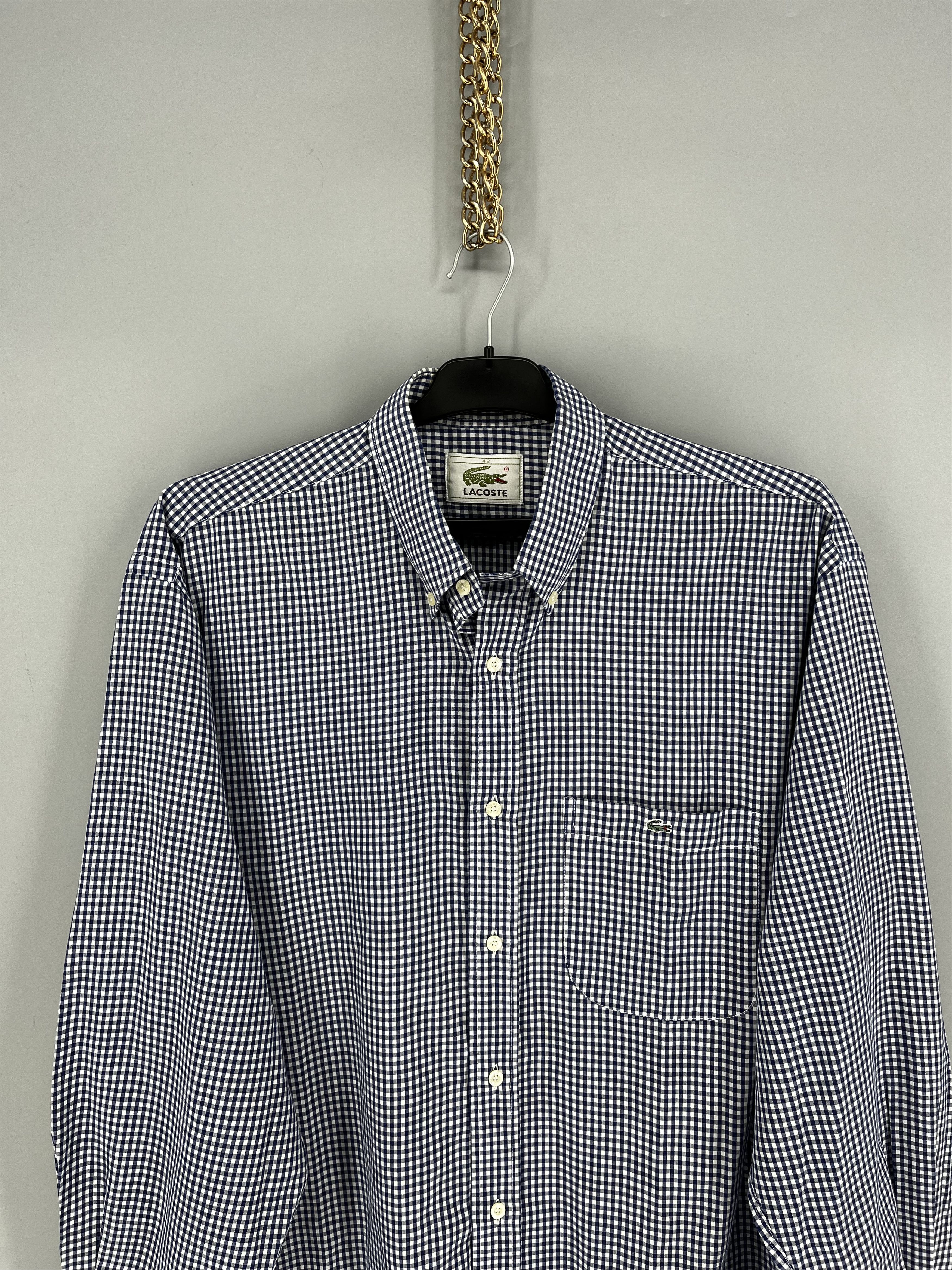 Lacoste Lacoste vintage luxury streetwear shirt Size US L / EU 52-54 / 3 - 6 Thumbnail