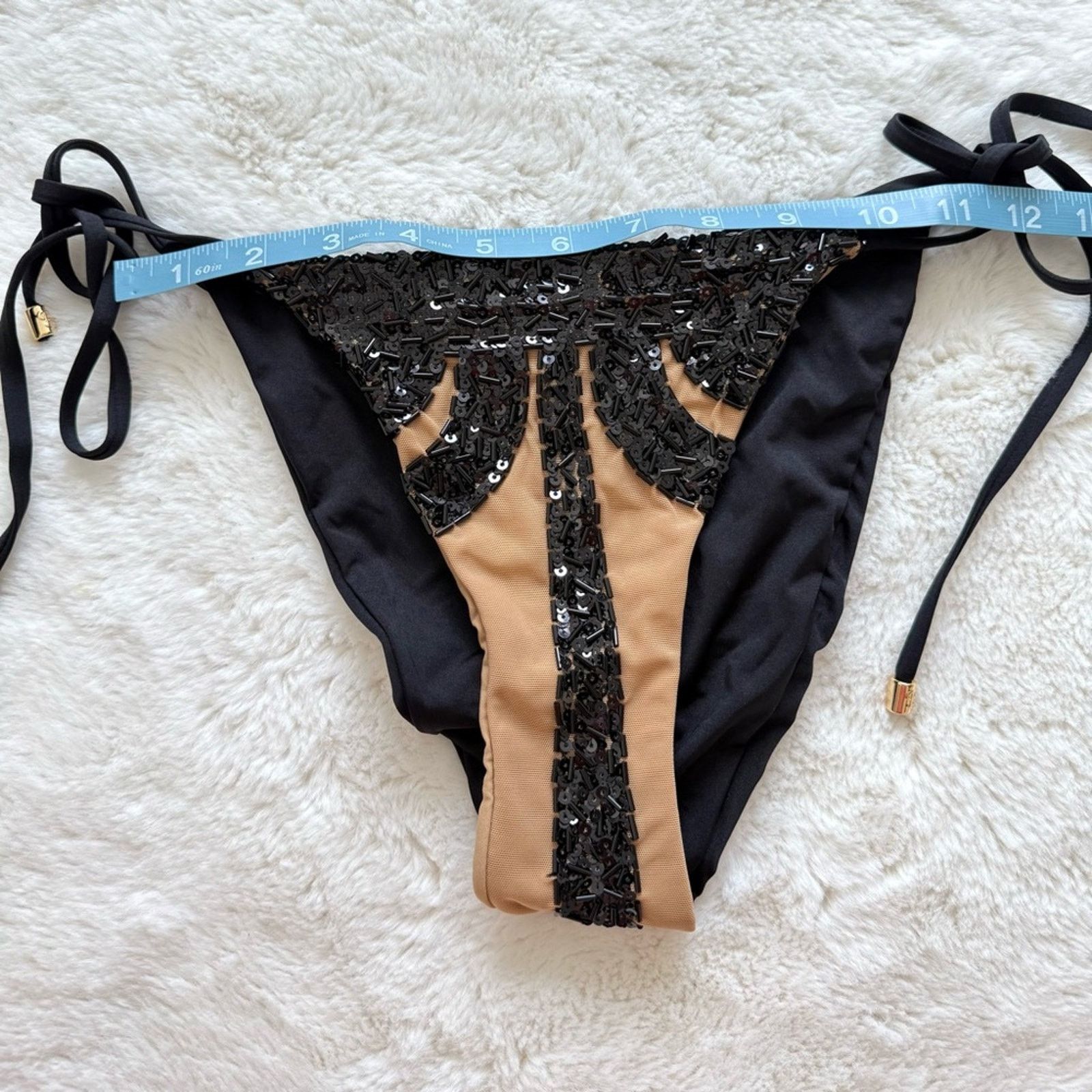 Other NEW!!! Beach Bunny Ariel women bikini bottom size L 155$ Size L / US 10 / IT 46 - 4 Thumbnail