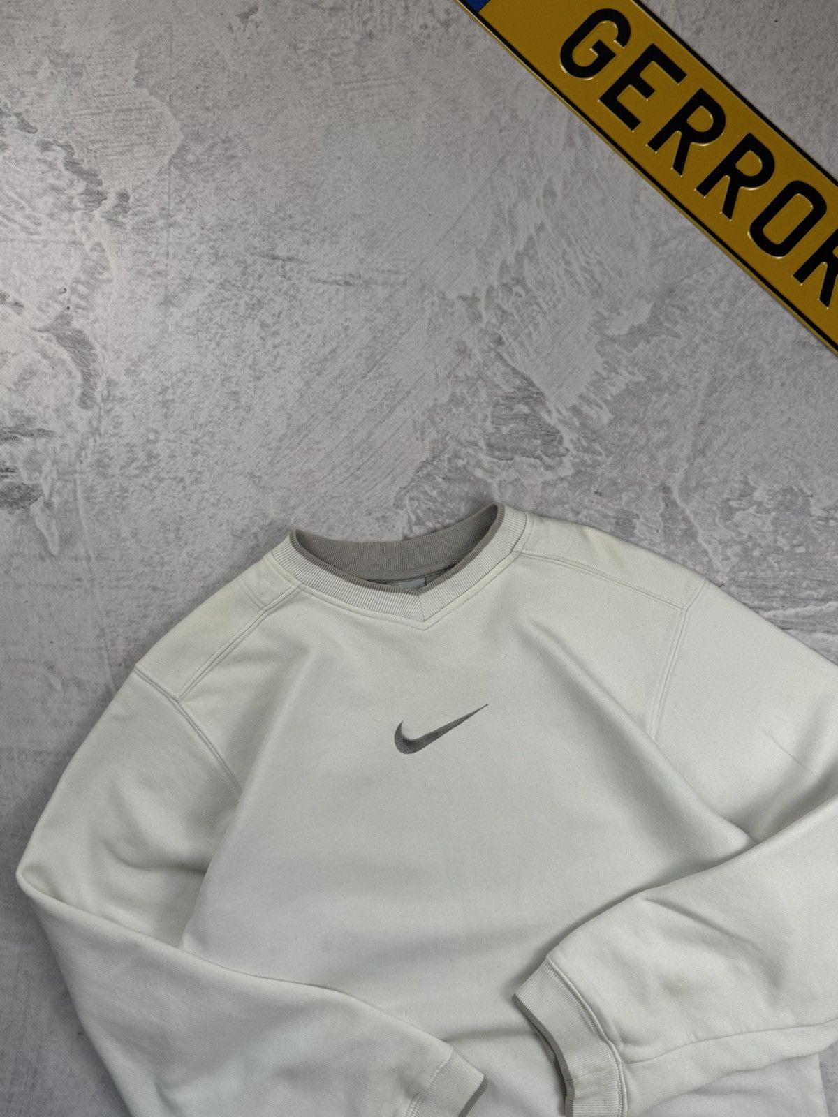 Nike × Vintage NIKE VINTAGE CENTER LOGO OVERSIZE BOXY SWEATSHIRT Size US M / EU 48-50 / 2 - 4 Thumbnail