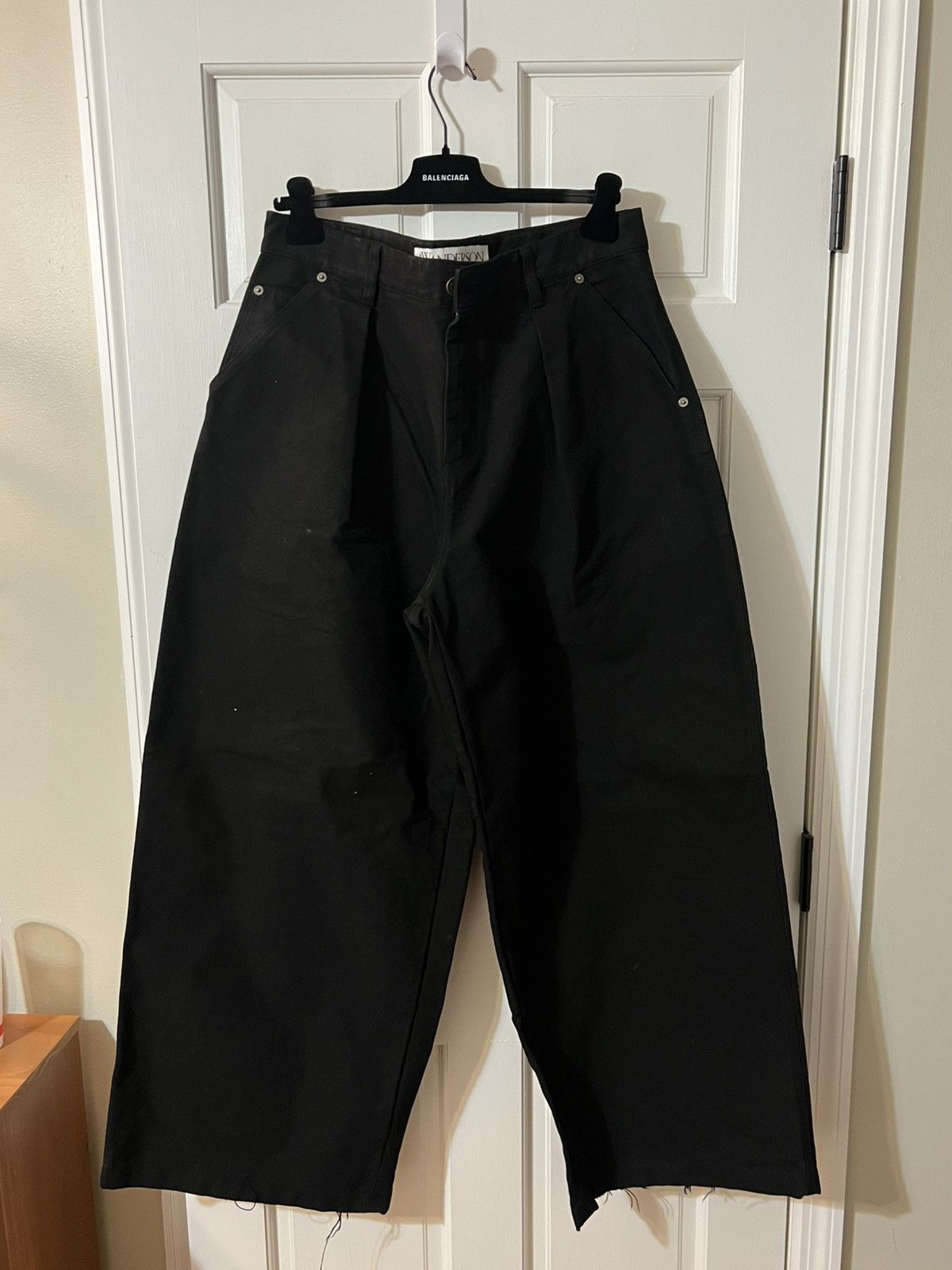 JW Anderson Black Wide-Leg Trouser