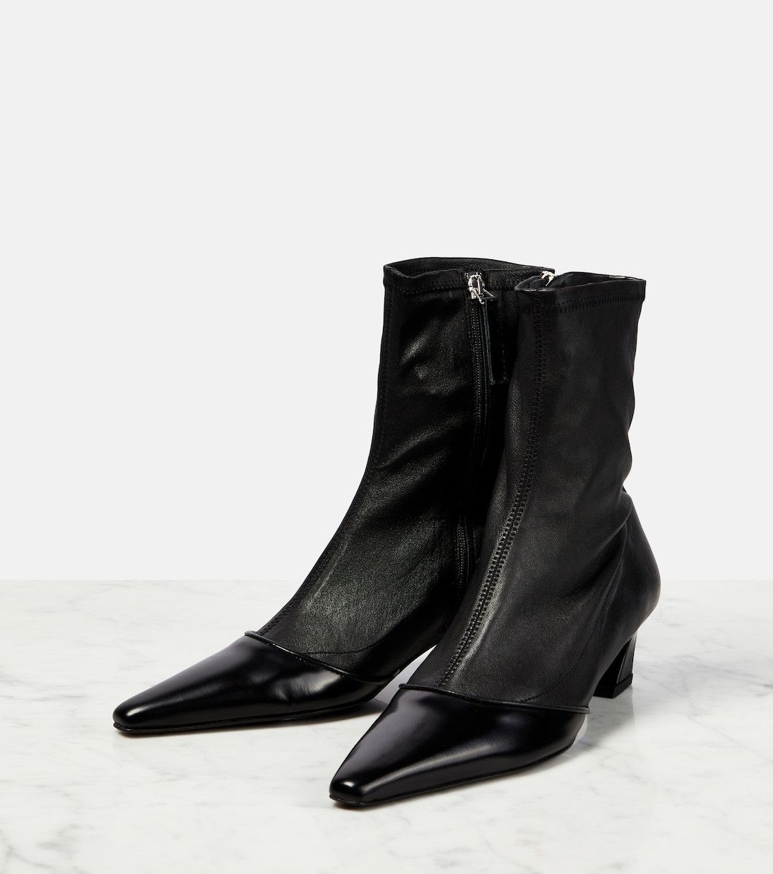 Acne Studios $830 Acne Studios Bano Leather Ankle Boots Size US 6 / IT 36 - 1 Thumbnail