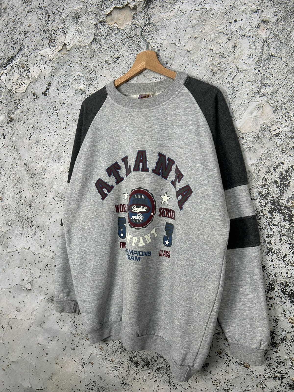 Vintage Vintage Atlanta Baggy Crewneck Streetwear Rap Skate Size US XL / EU 56 / 4 - 2 Thumbnail