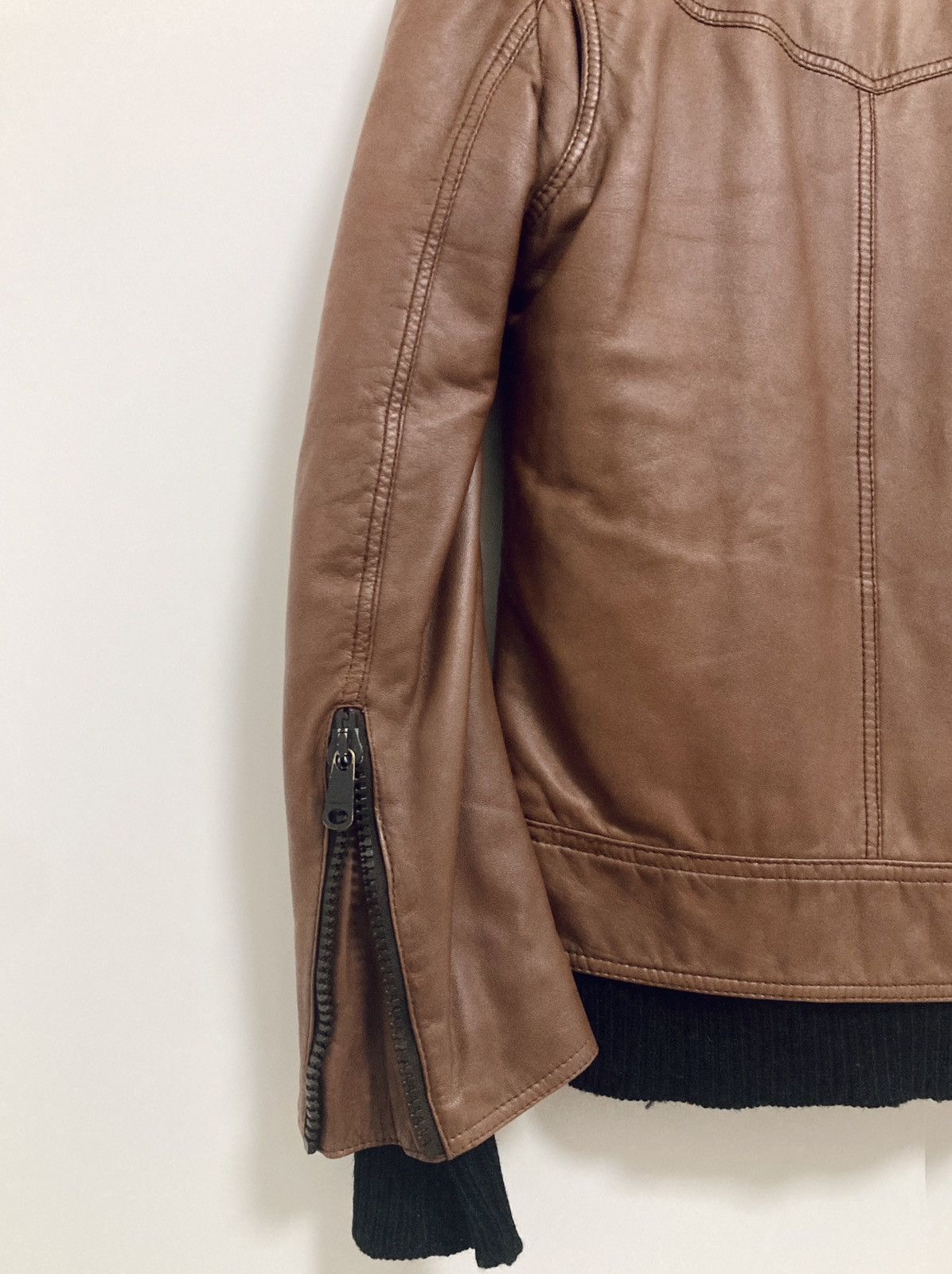 Dior DIOR HOMME BY HEDI SLIMANE 05AW/FW T-POCKET LEATHER JACKET Size US S / EU 44-46 / 1 - 4 Thumbnail