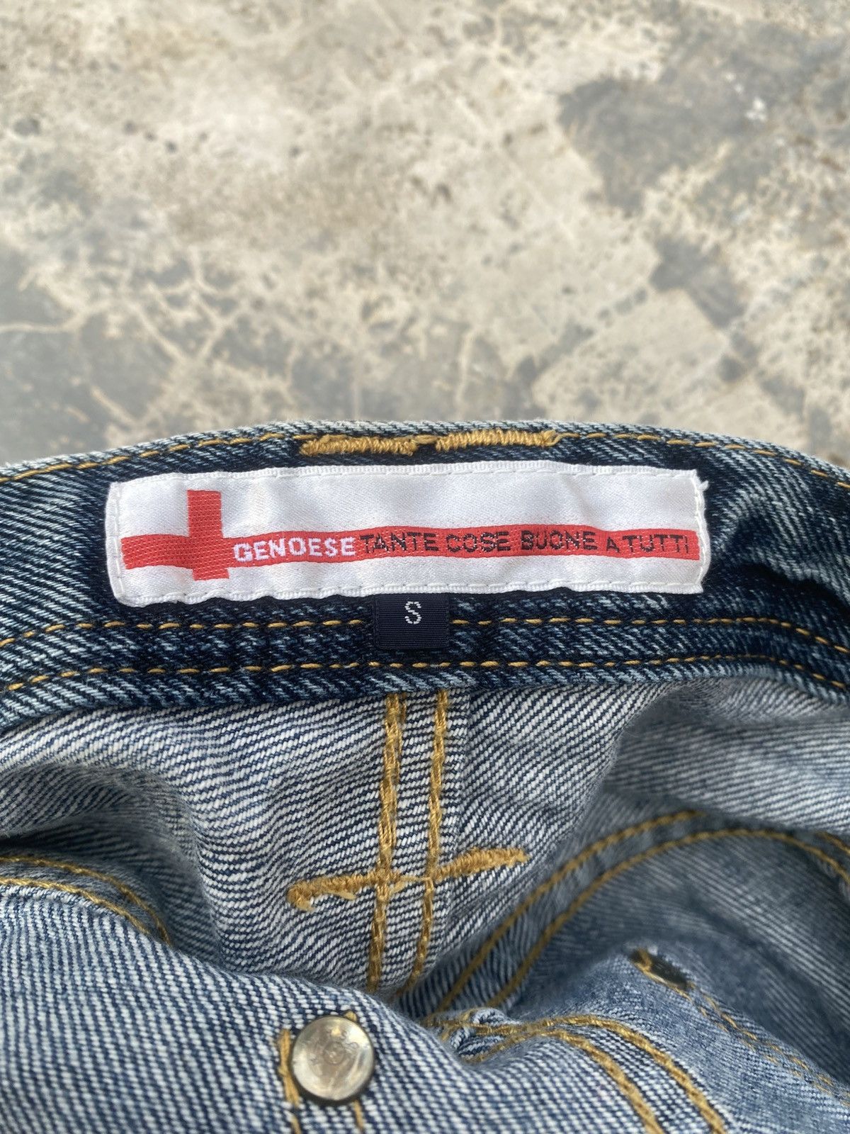 If Six Was Nine GENOESE Vampire Flared Jeans Size US 27 - 13 Thumbnail