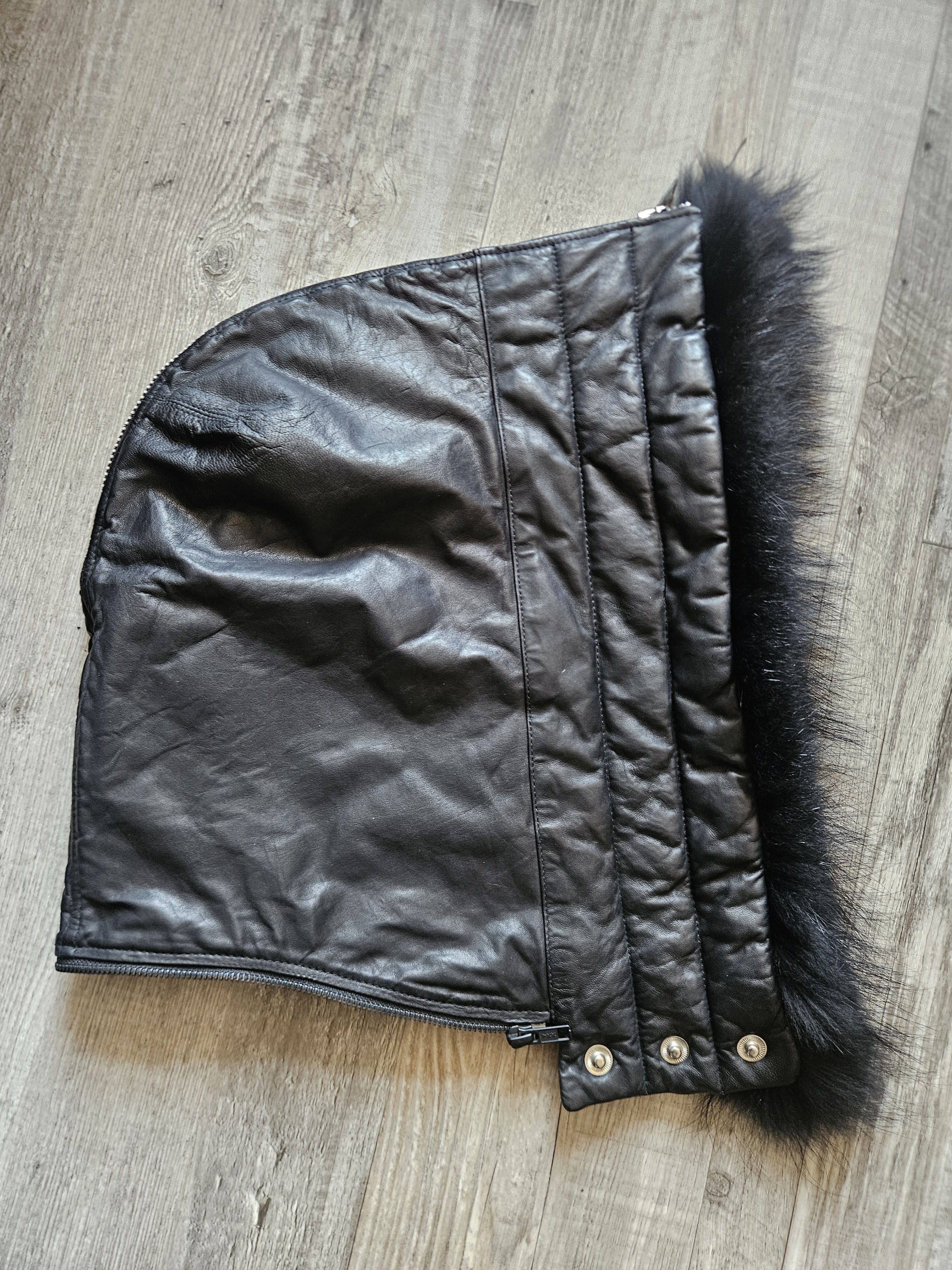 SKINGRAFT Black Leather Bomber Jacket / Skin Graft / Jonny Cotta Size US L / EU 52-54 / 3 - 12 Thumbnail