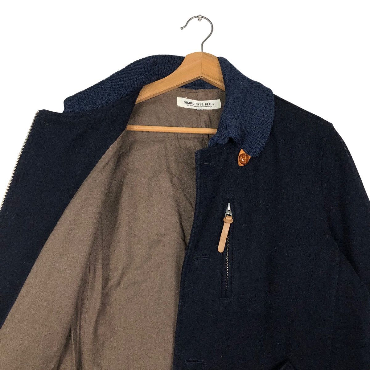 45rpm 🔥Vintage Wool Jacket Worker Simplicite Plus Japan Size US M / EU 48-50 / 2 - 12 Thumbnail