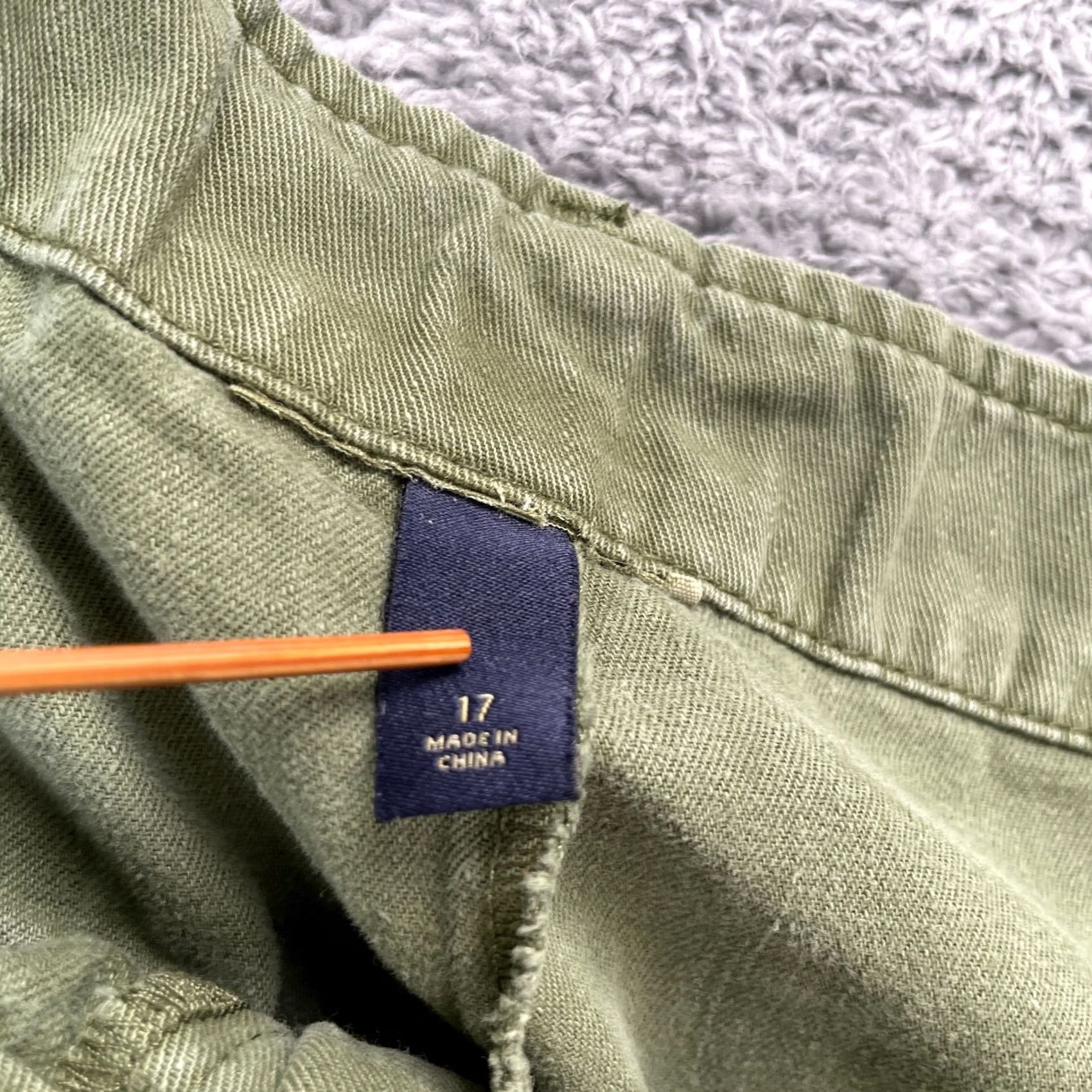 Doublet VINTAGE Baggy Jeans Womens 17 Green y2k Raver Cargo Double Knee Wide Leg Grunge 90s Work Size 27" / US 4 / IT 40 - 5 Thumbnail