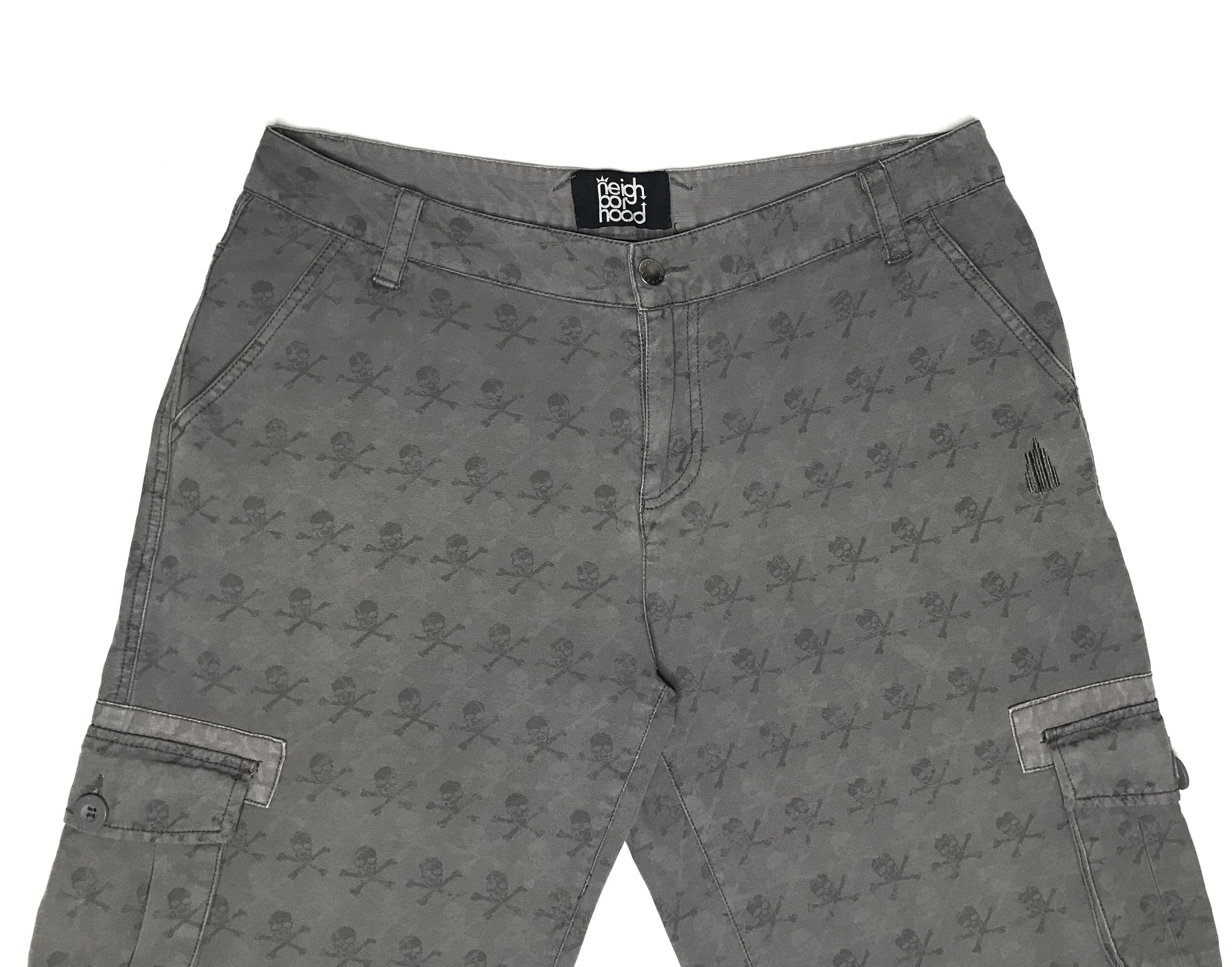 Neighborhood Neighborhood Cargo Shorts Skull Mens Size 33 Size US 33 - 3 Thumbnail