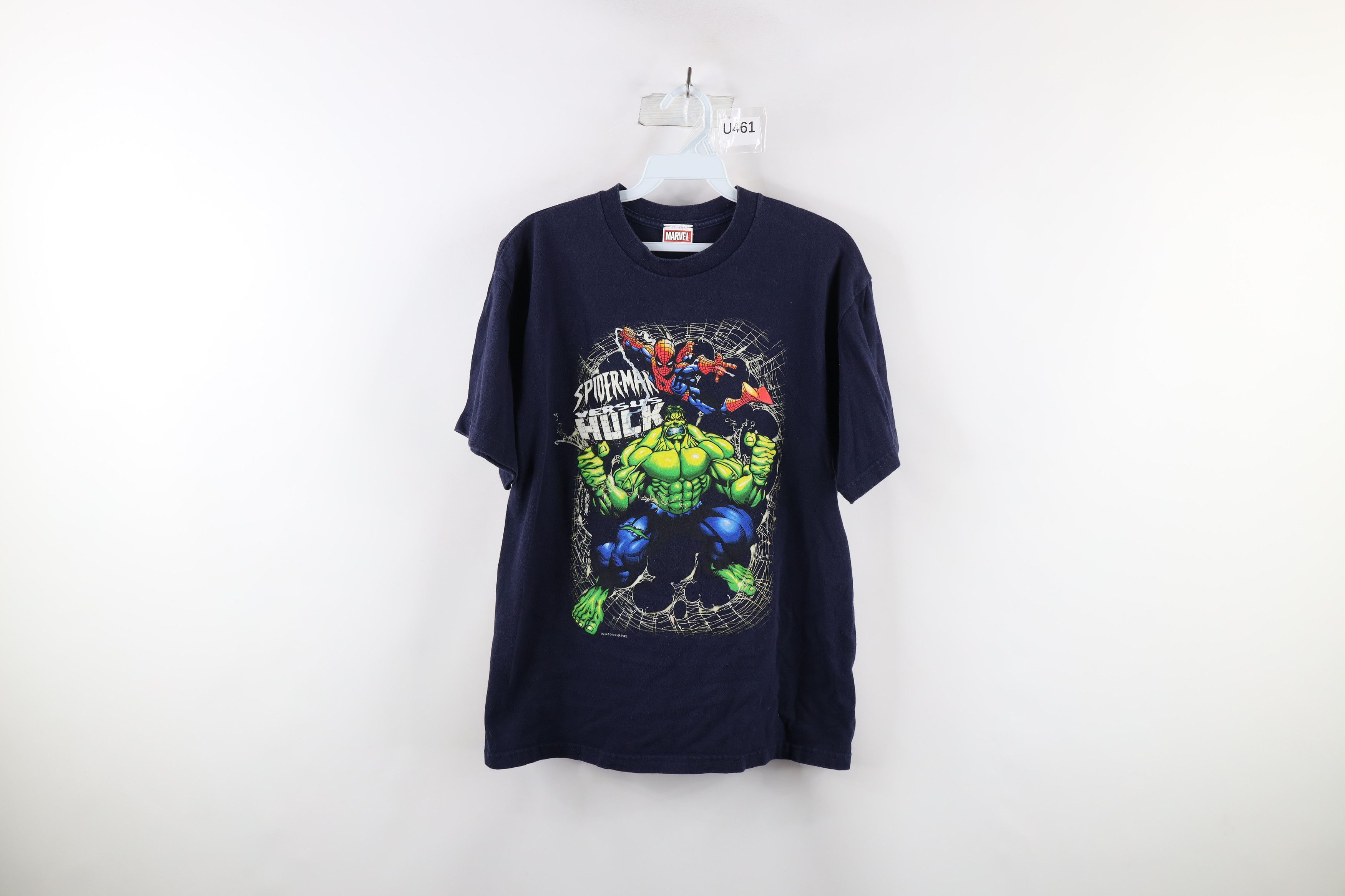Vintage Vintage Y2K 2003 Marvel Comics Spiderman Versus Hulk T-Shirt Size US S / EU 44-46 / 1 - 1 Thumbnail