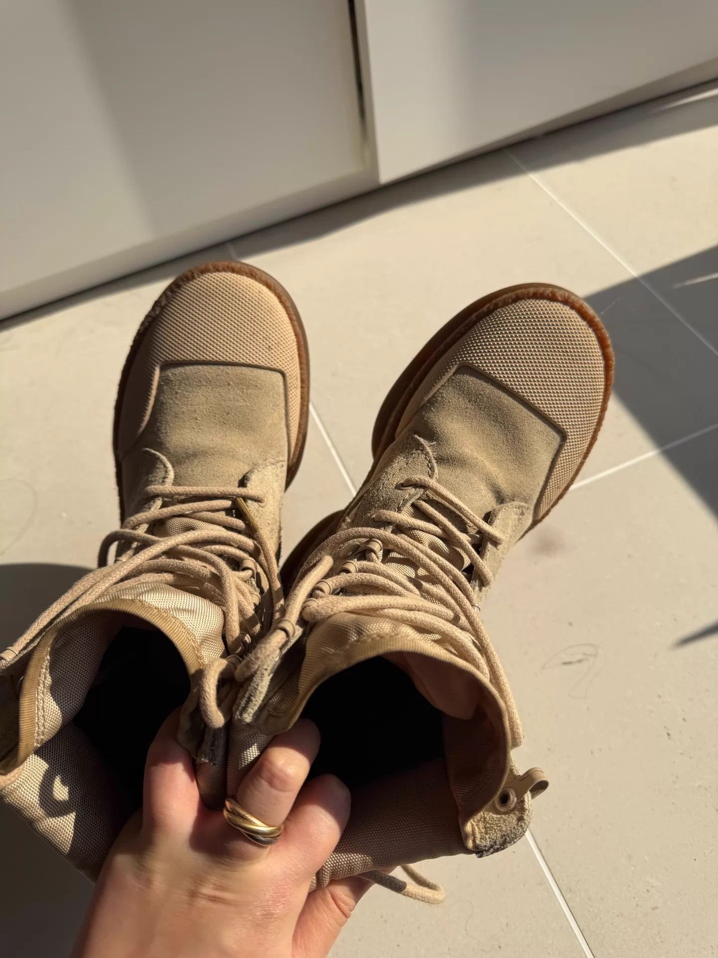 Alexander Wang alexander wang women's high desert boots 36.5 9/10 Size US 6 / IT 36 - 6 Thumbnail