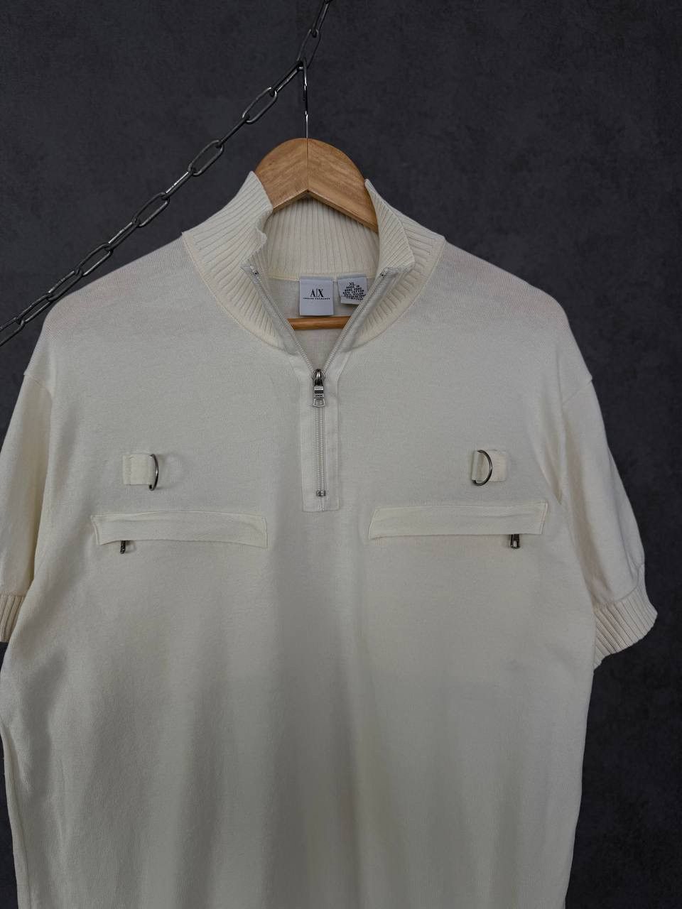 Armani Exchange Armani Exchange luxury designer polo tee Size US XL / EU 56 / 4 - 3 Thumbnail
