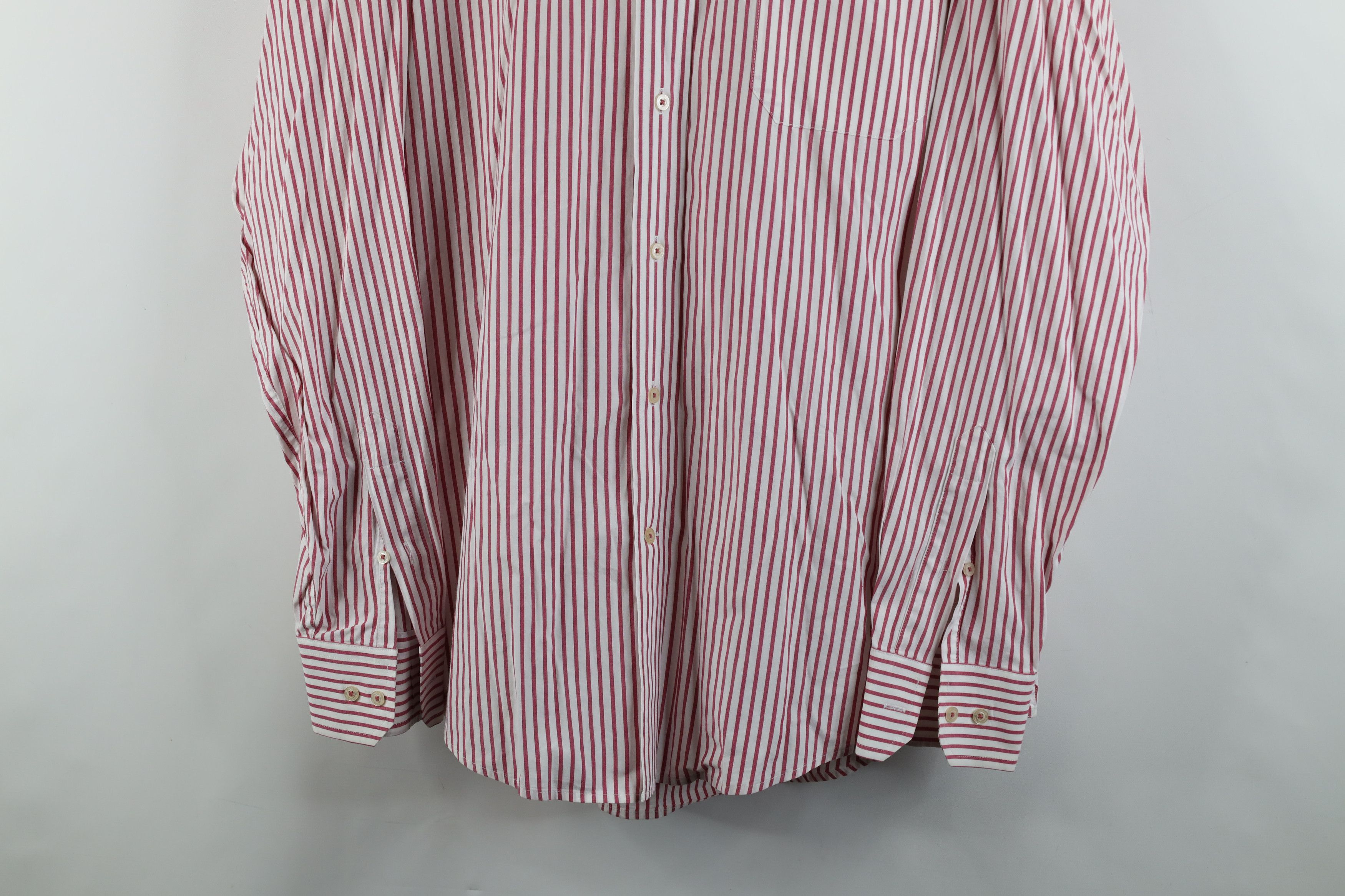 Southern Tide × Vintage Southern Tide Fish Logo Striped Oxford Button Down Shirt Size US L / EU 52-54 / 3 - 3 Thumbnail