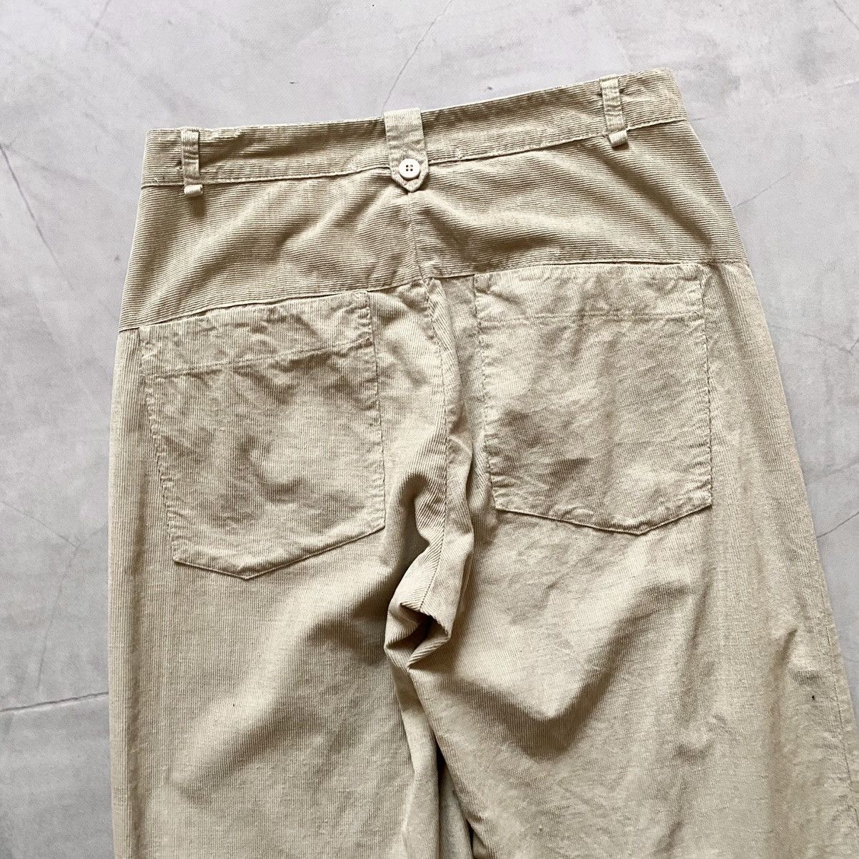 Hysteric Glamour × Undercover Archive Transit Par Such Velvet Linen Cotton Wide Pants Size 30" / US 8 / IT 44 - 6 Thumbnail