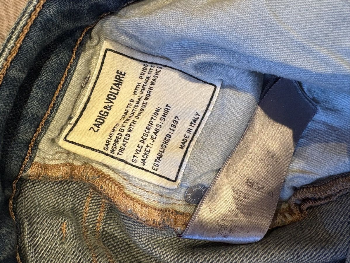 Zadig & Voltaire Be F***king Nice blue Jeans Size US 29 - 7 Thumbnail