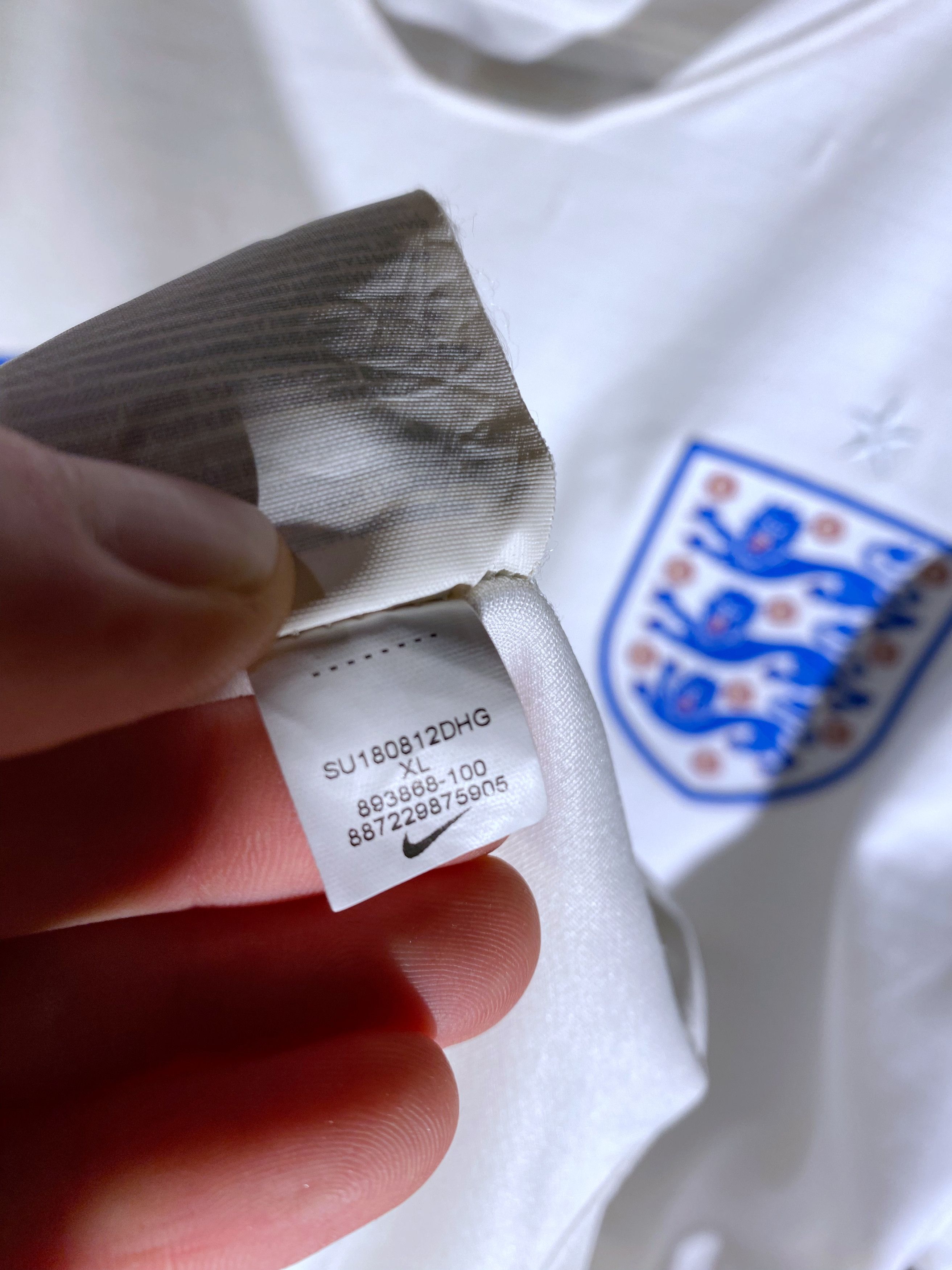 Nike England Nike 2018 Soccer Jersey football shirt size XL Size US XL / EU 56 / 4 - 9 Thumbnail